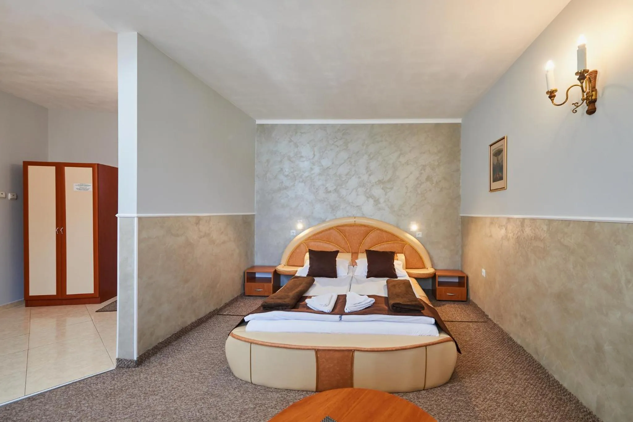 Bed in Peneka Hotel
