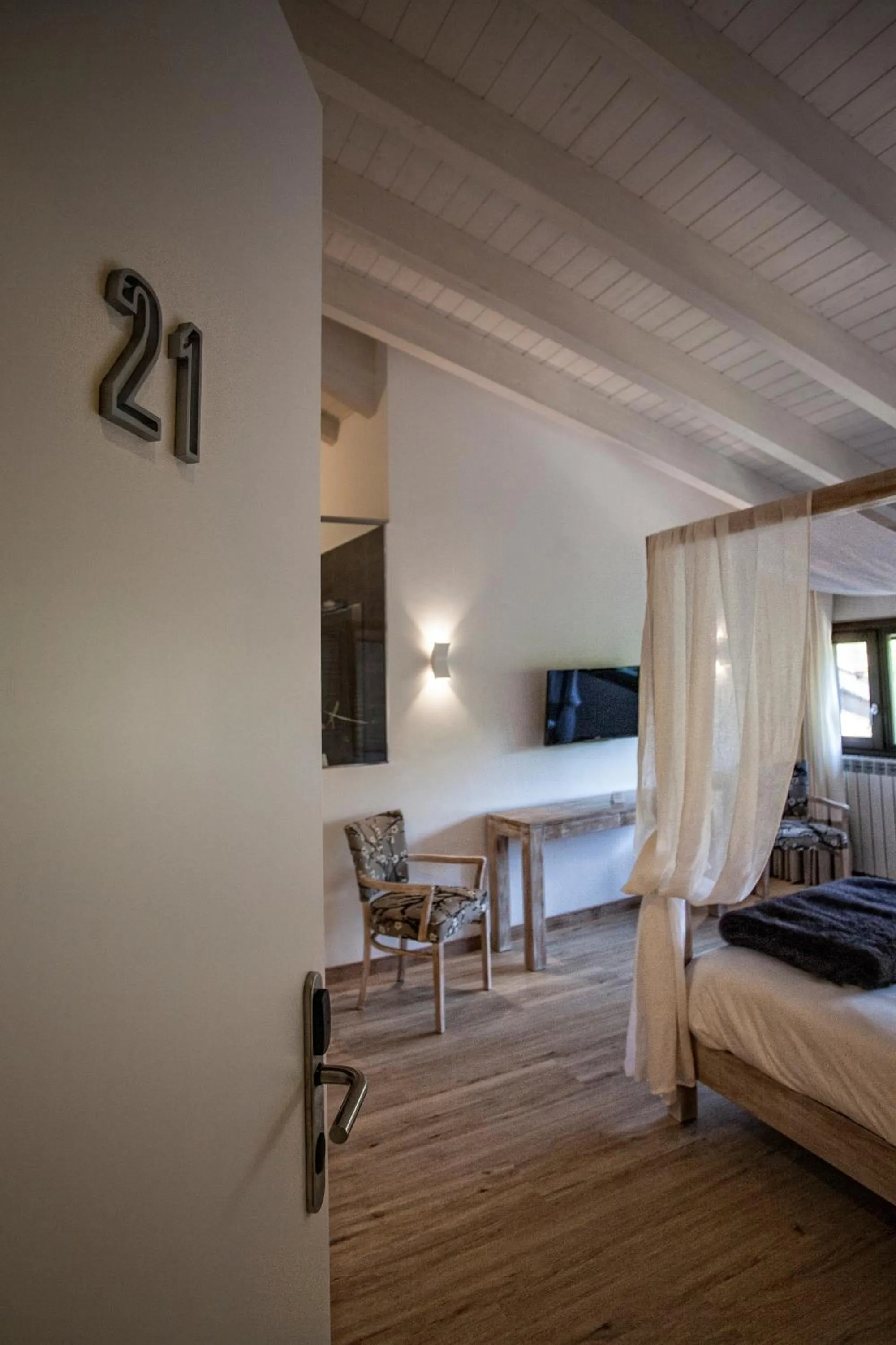 Decorative detail, Bed in Hotel Pura Vida