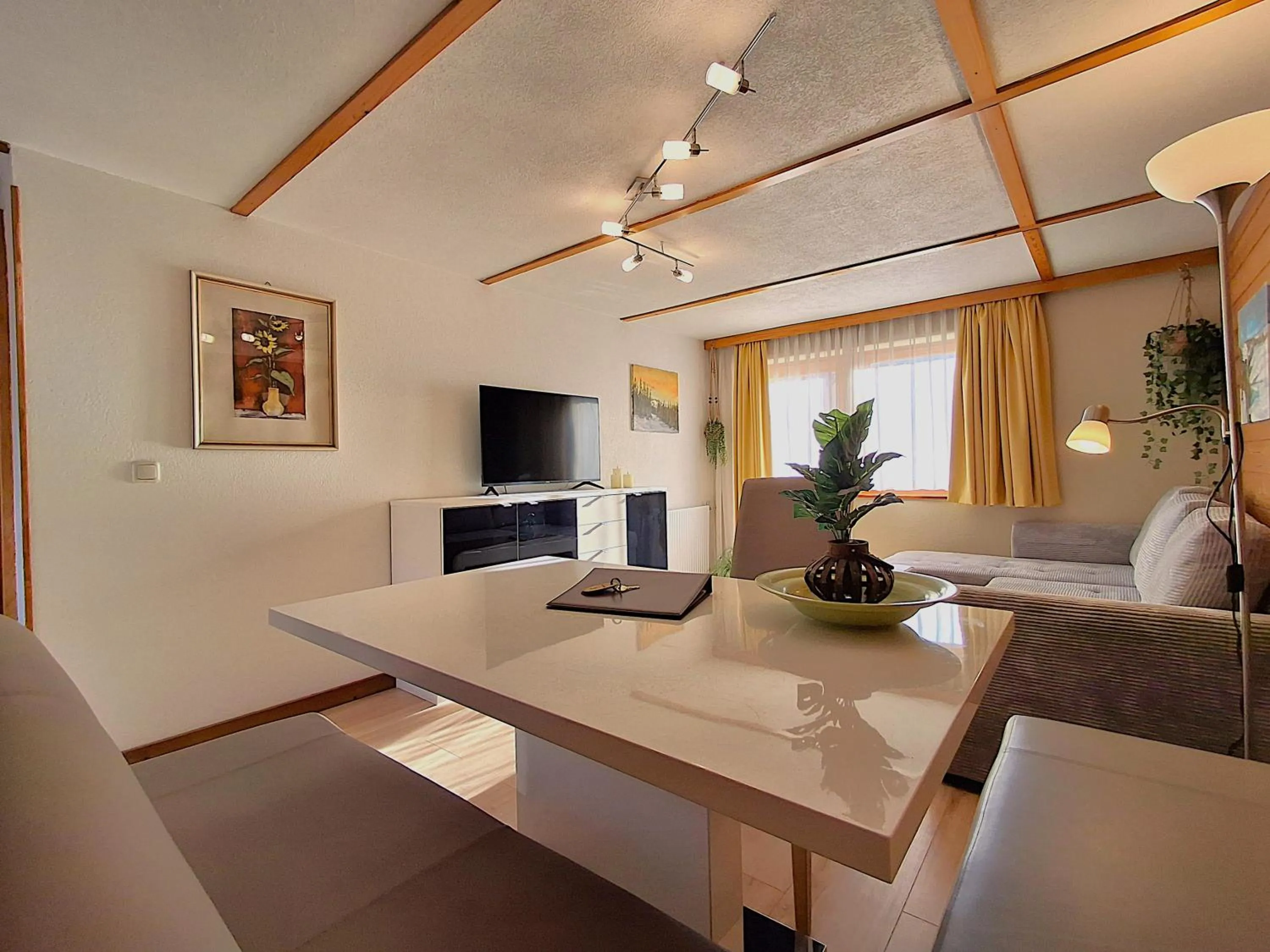 Living room in Alpenfeder Landhaus Heidi