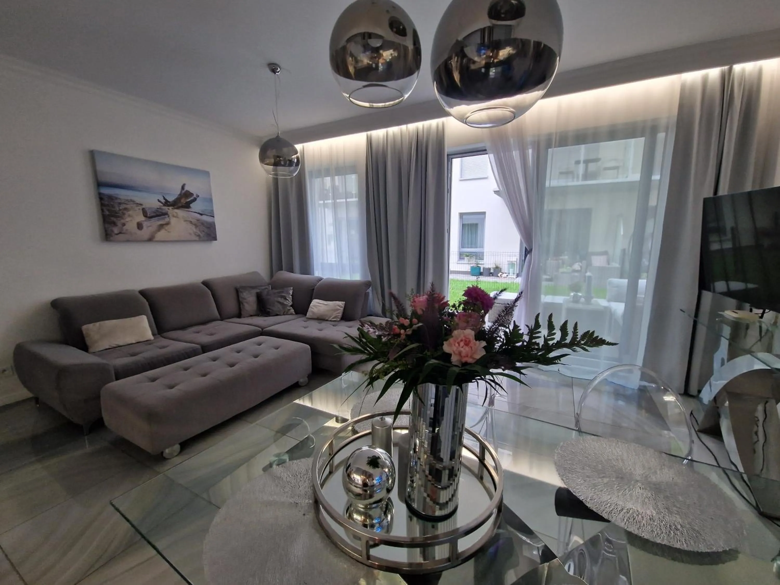 Living room in Maxim Apartment Pobierowo