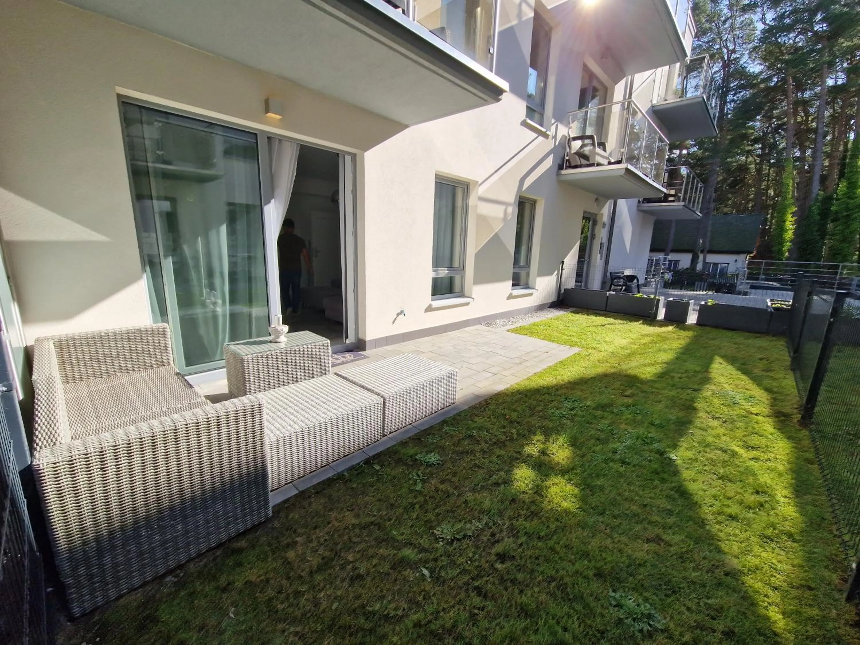 Garden in Maxim Apartment Pobierowo