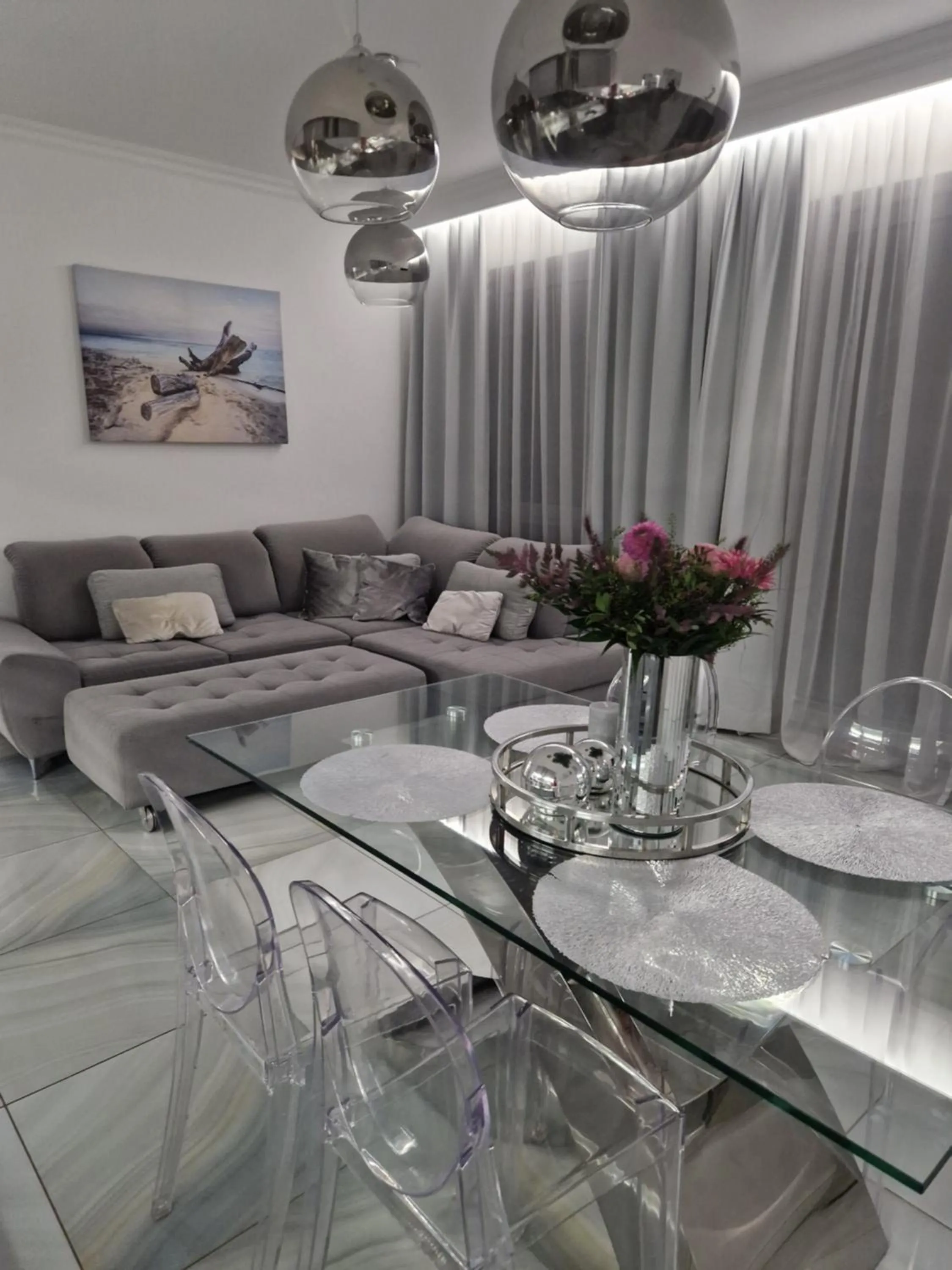 Seating area in Maxim Apartment Pobierowo