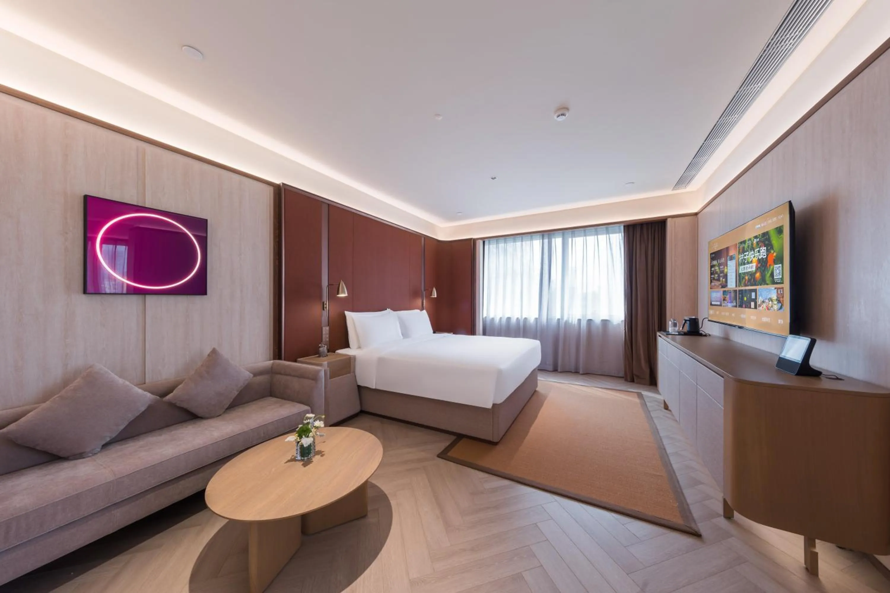 Bed in Crystal Orange Hotel - Shenzhen Nanshan Xinhaofang Branch