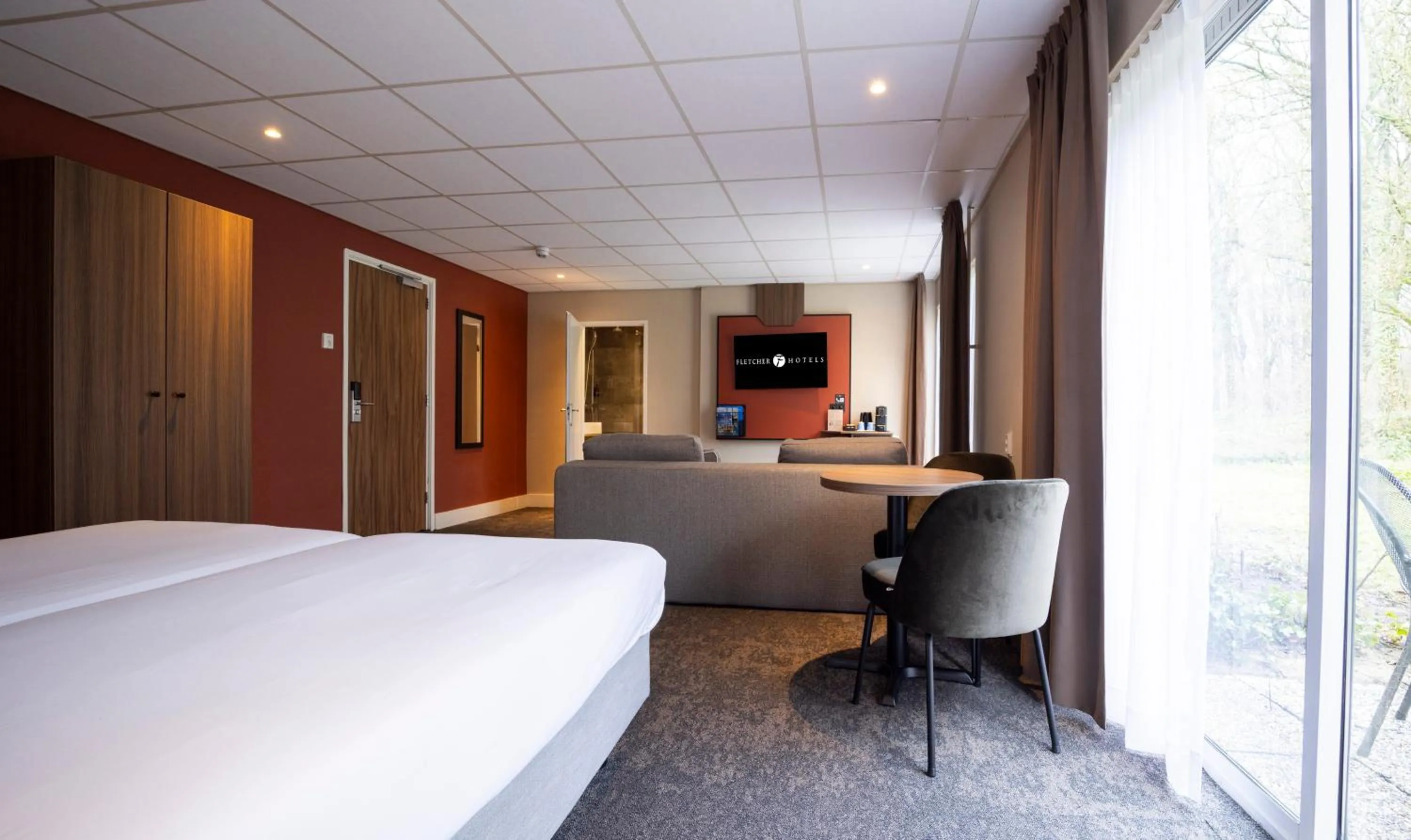 hair dresser, Bed in Fletcher Hotel Restaurant Doorwerth - Arnhem