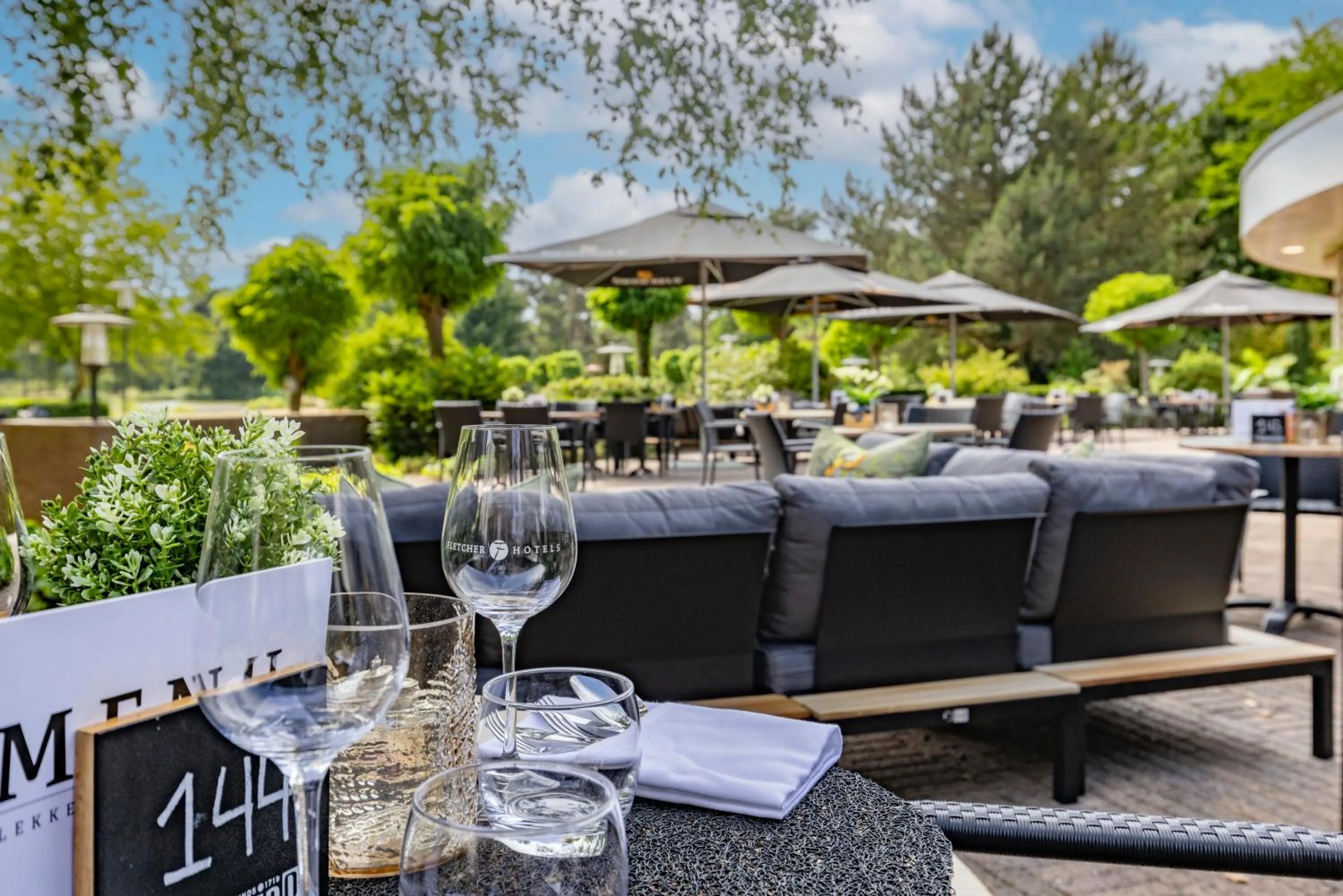 Patio in Fletcher Hotel Restaurant Doorwerth - Arnhem