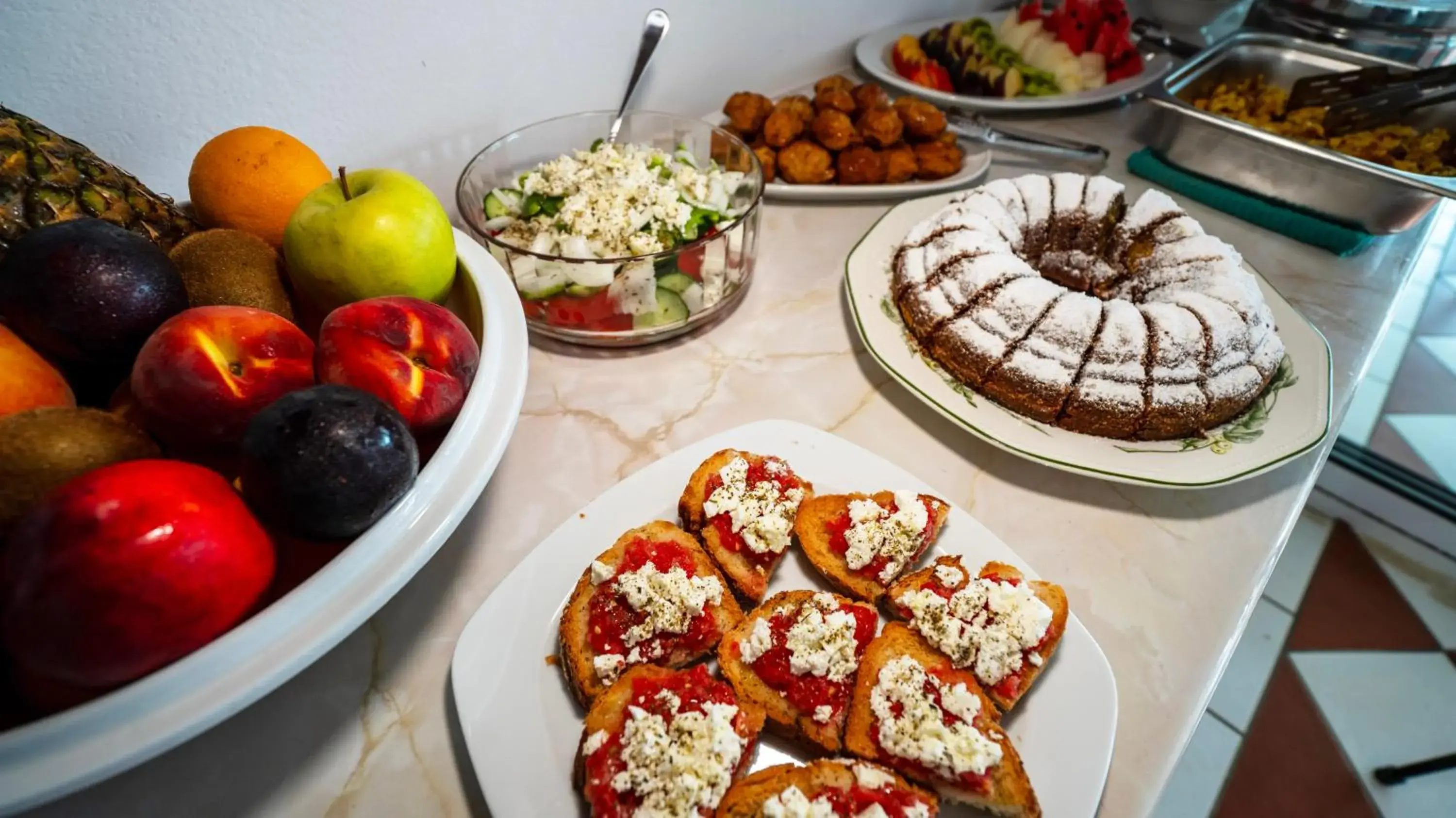 Buffet breakfast in Ionio Hotel Buffet breakfast in Ionio Hotel