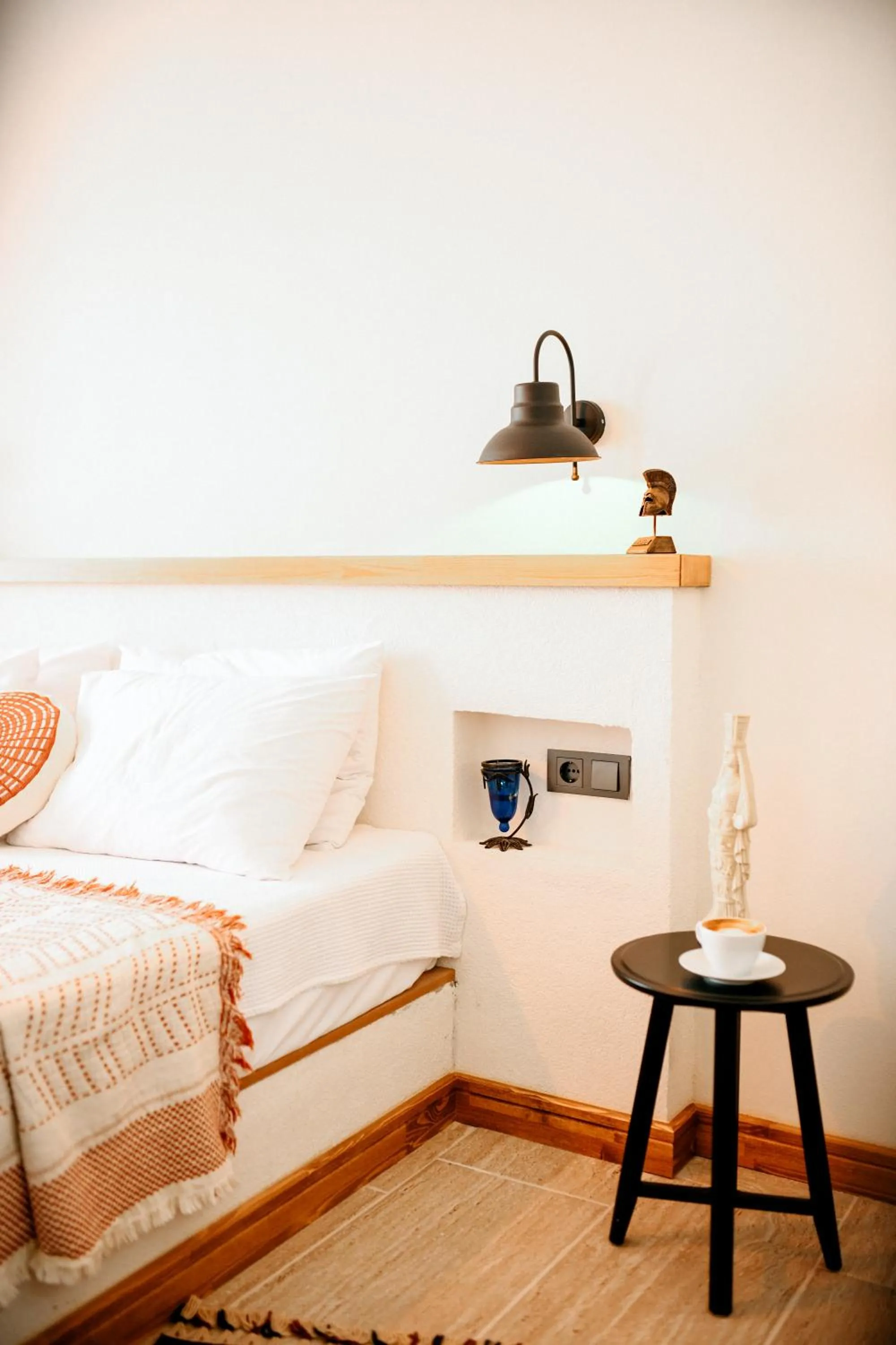 Bed in Kallinos Boutique Hotel