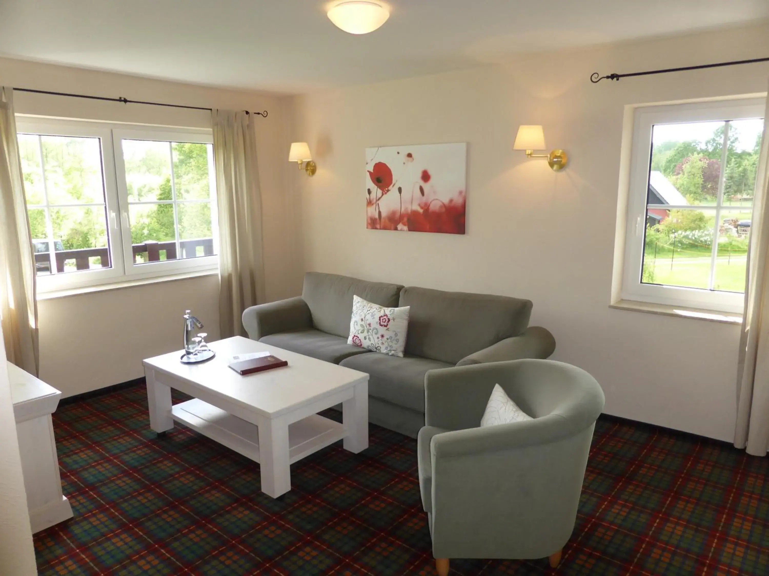 Living room in Ferienhof Spreewaldromantik Living room in Ferienhof Spreewaldromantik