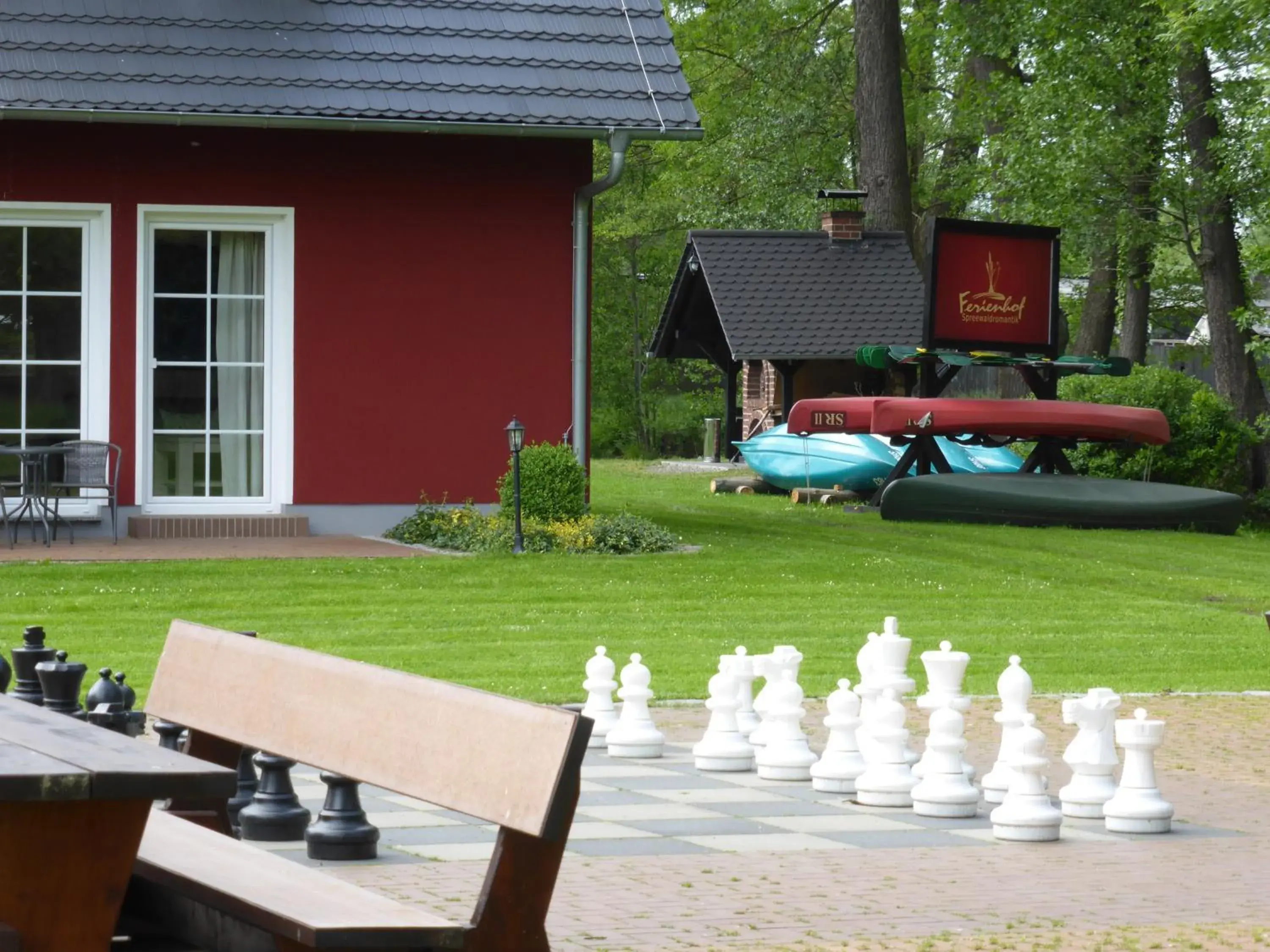 Garden view in Ferienhof Spreewaldromantik Garden view in Ferienhof Spreewaldromantik