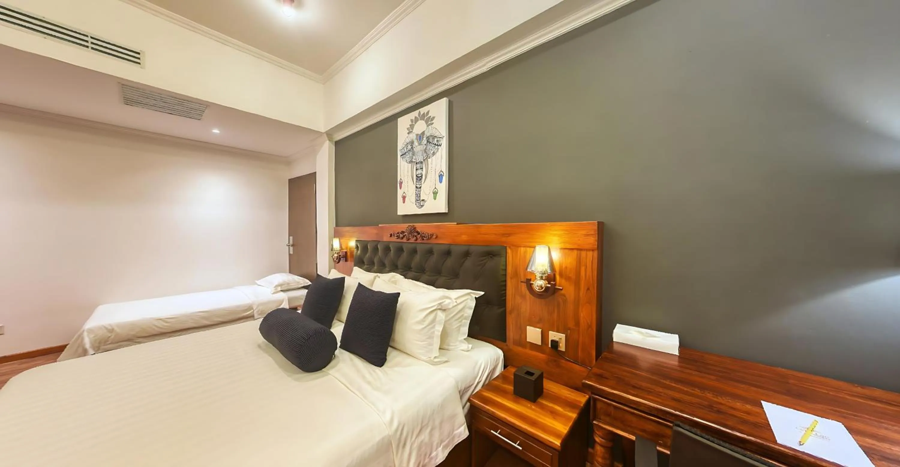 Bed in Covanro Sigiriya - Where Heritage Meets Luxury