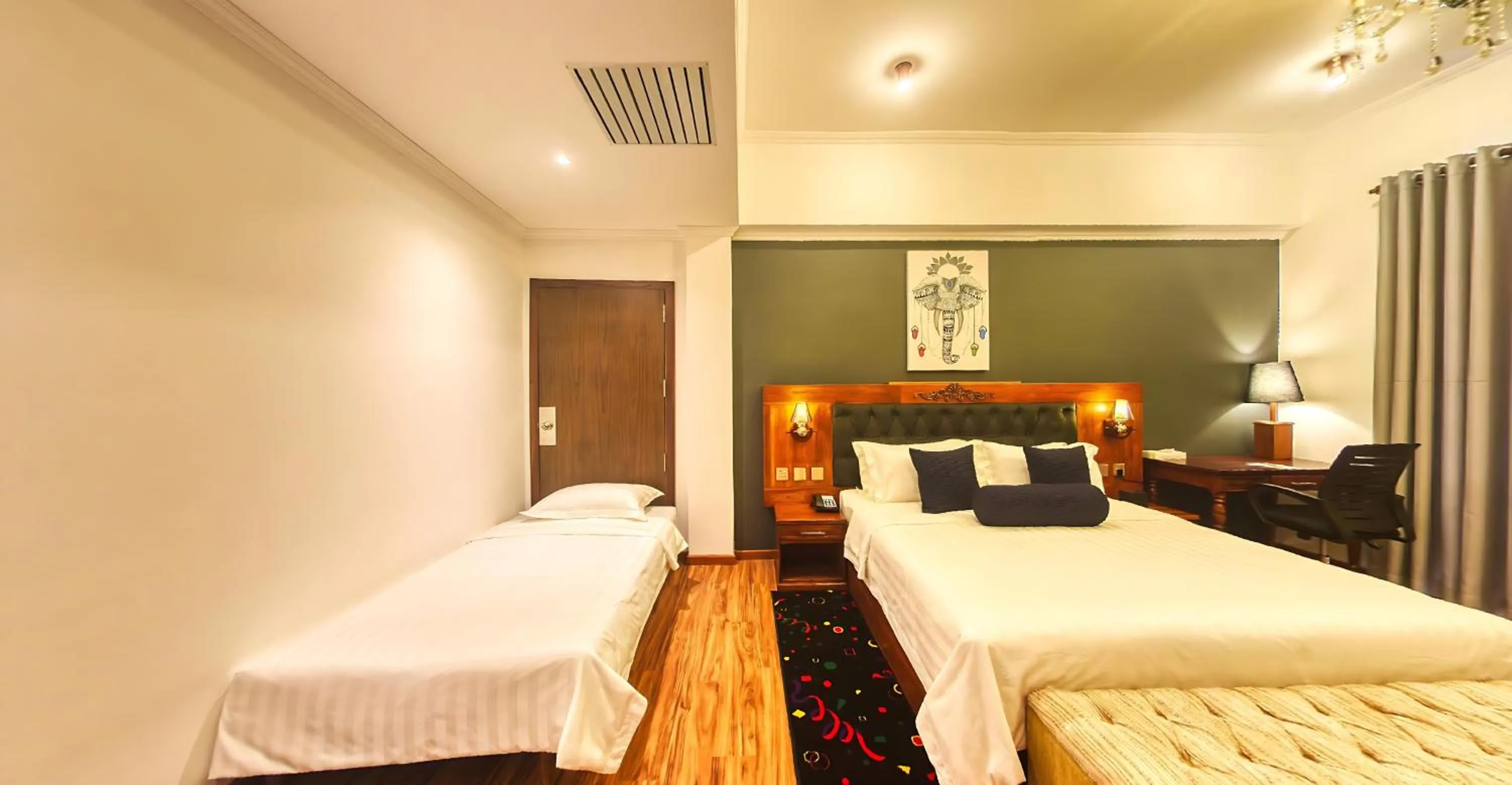 Bed in Covanro Sigiriya - Where Heritage Meets Luxury