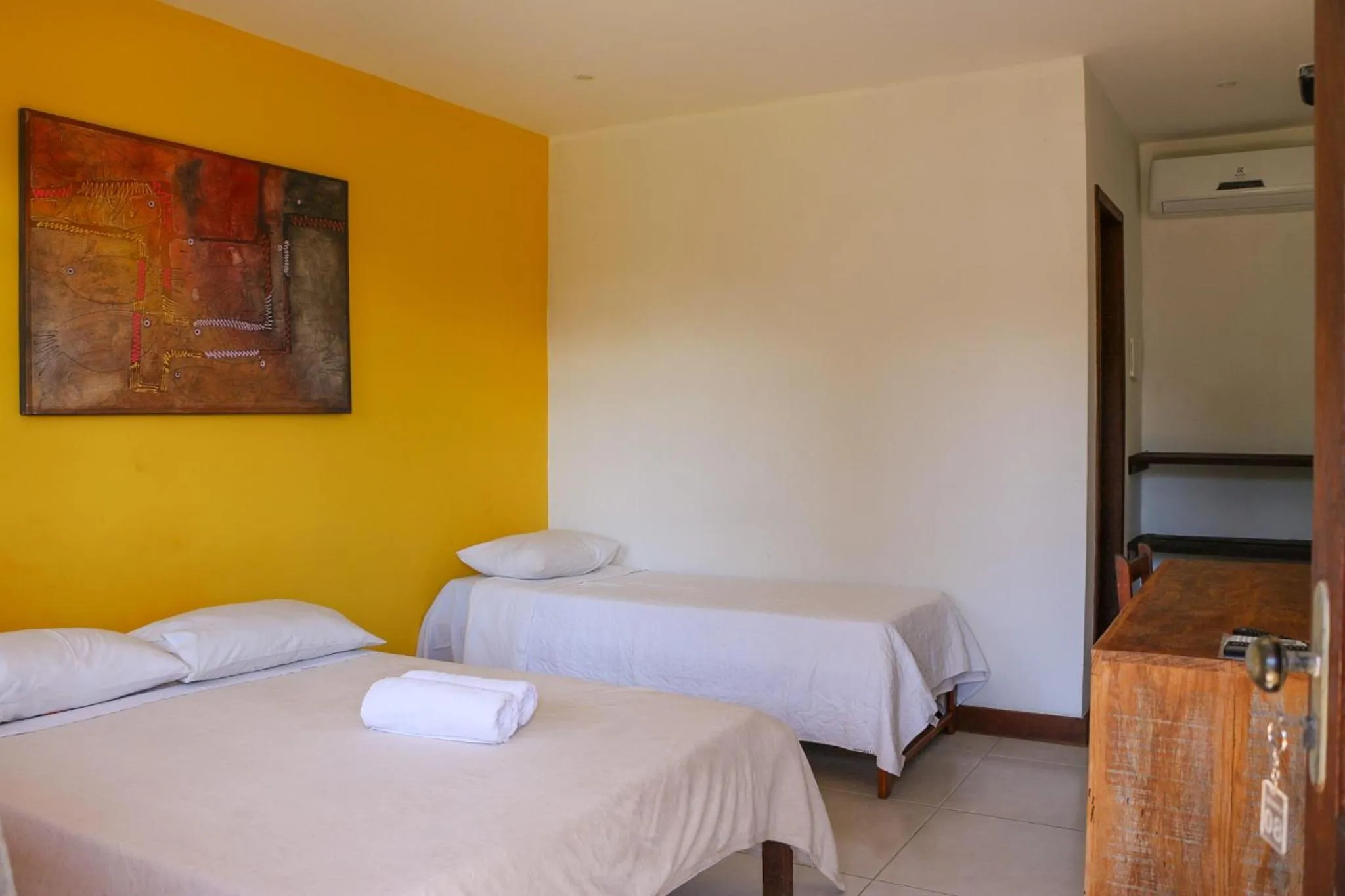 Bed in POUSADA ELOHIM DE BUZIOS