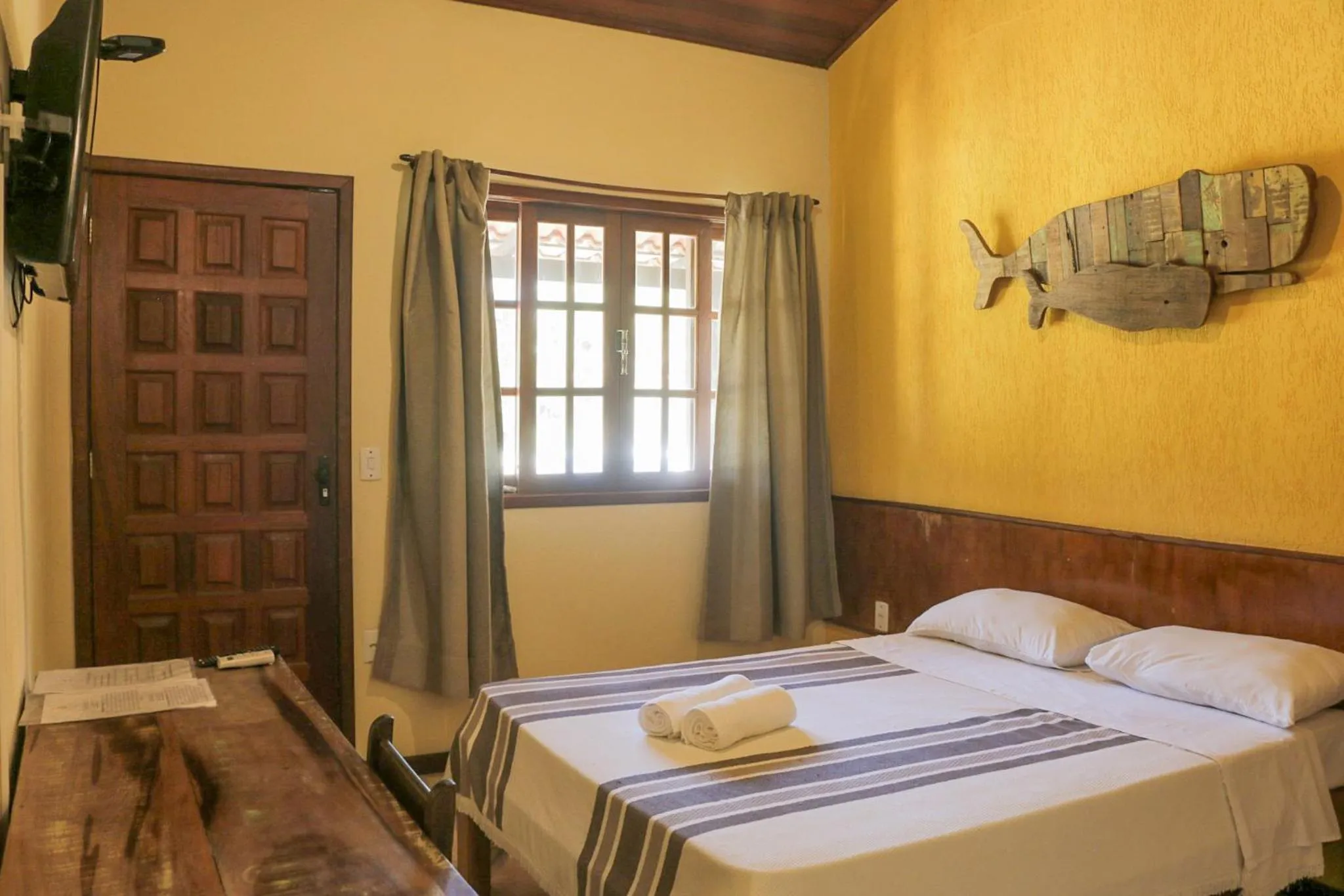 Bed in POUSADA ELOHIM DE BUZIOS