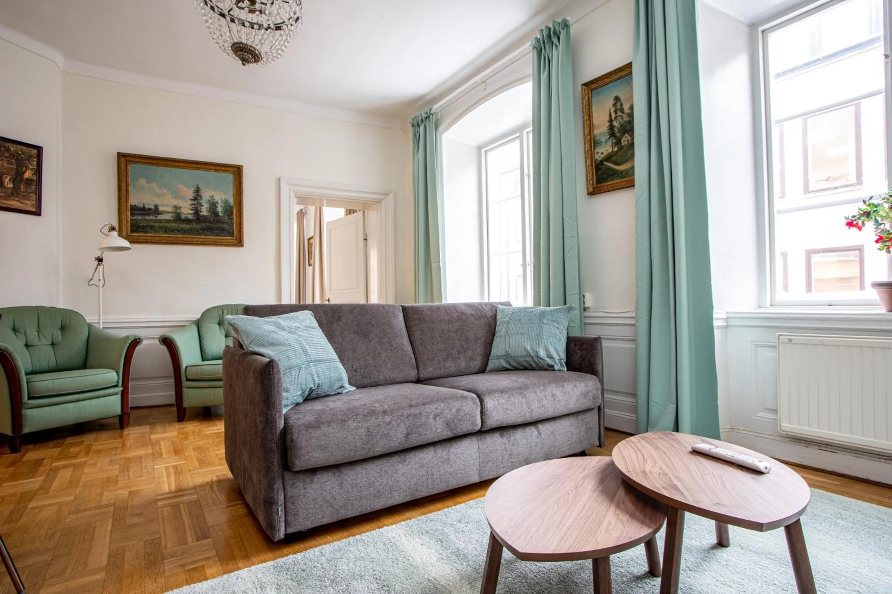 Living room in ApartDirect Gamla Stan II