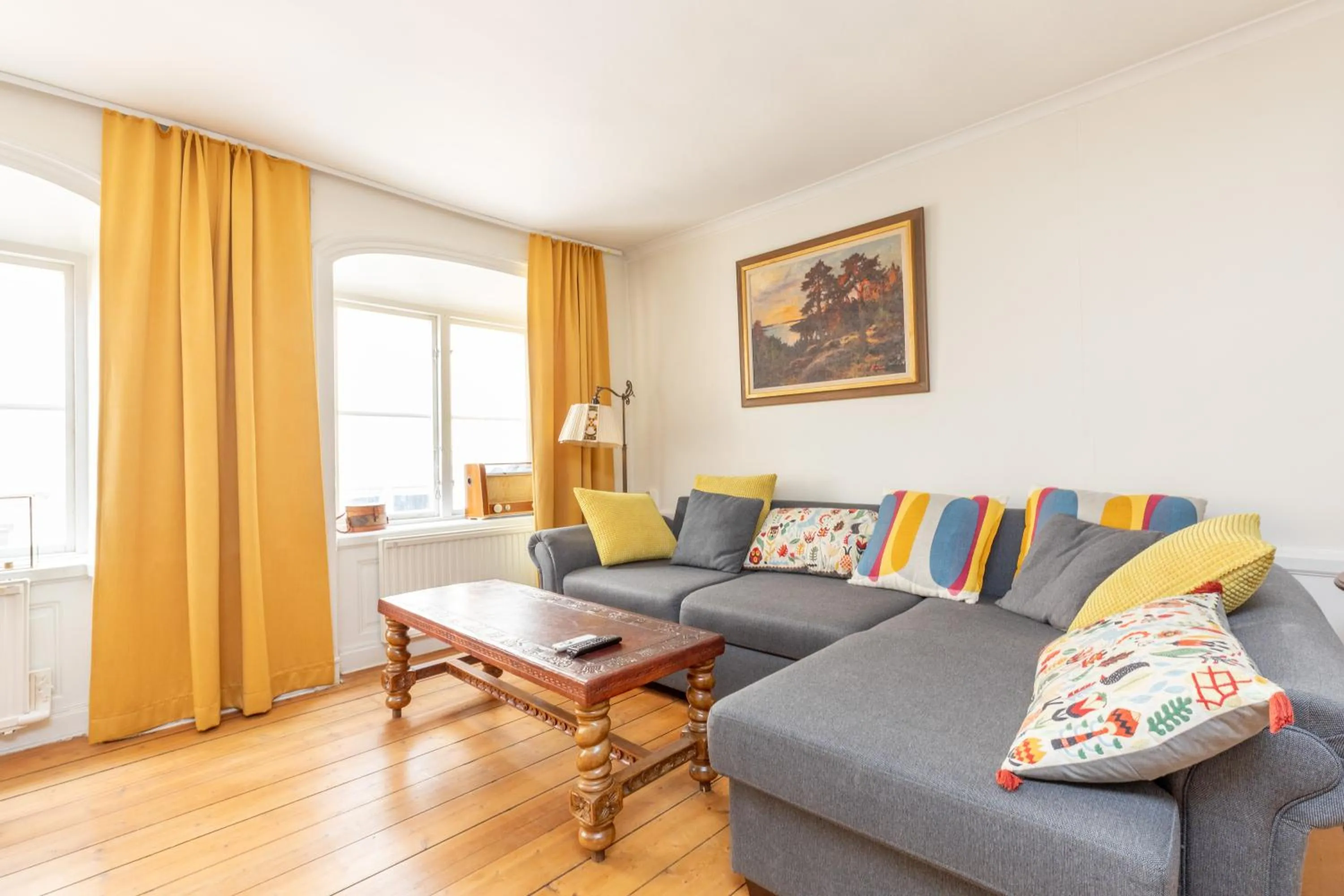 Living room in ApartDirect Gamla Stan II