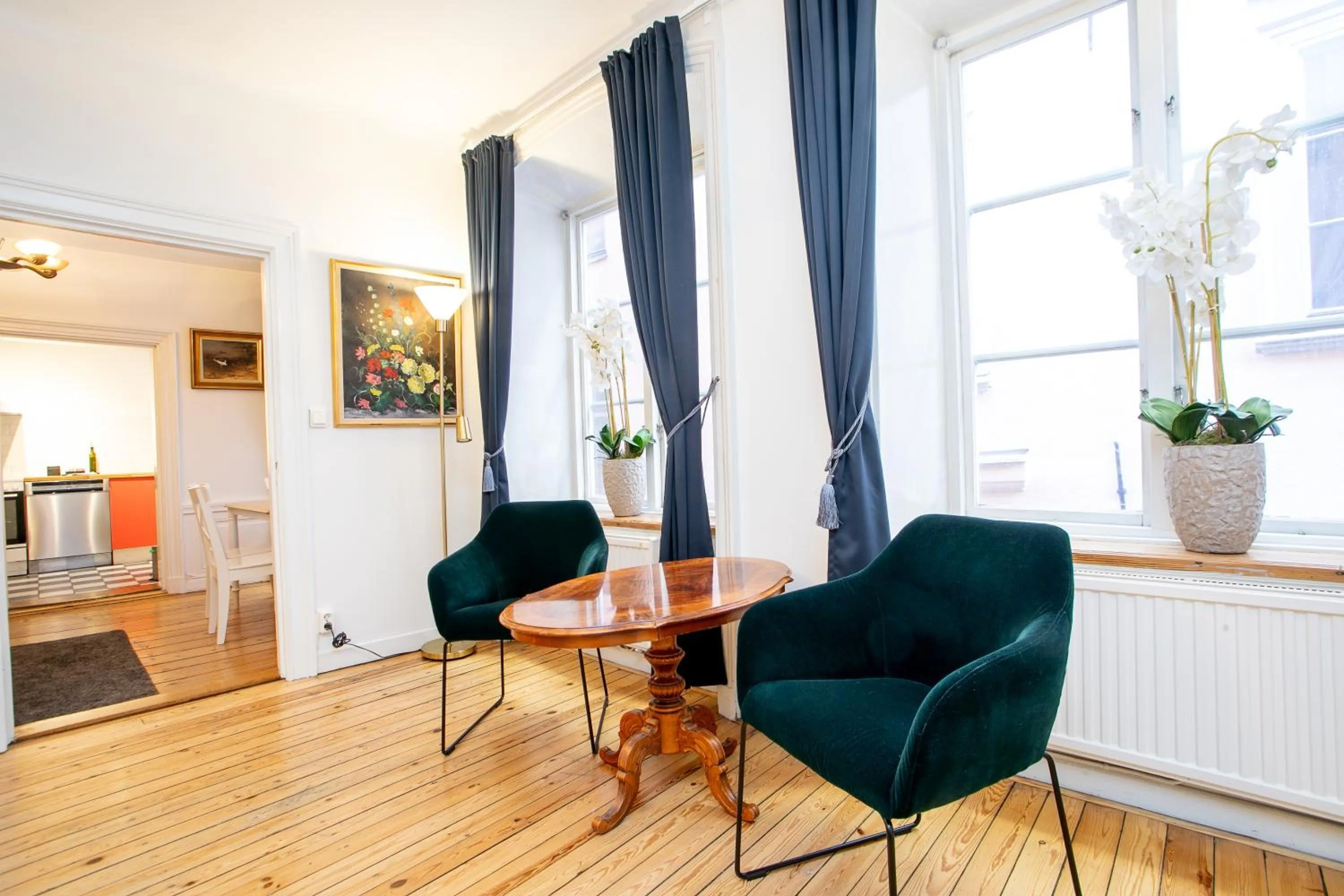 Seating area in ApartDirect Gamla Stan II