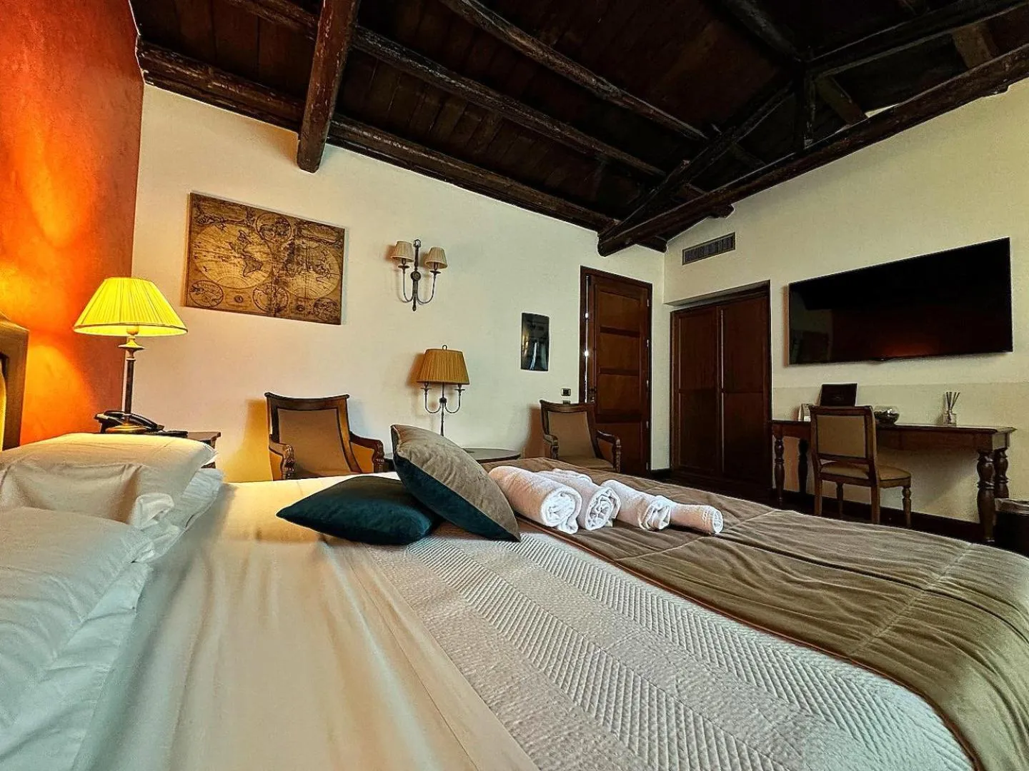 Bed in Villa Lampedusa