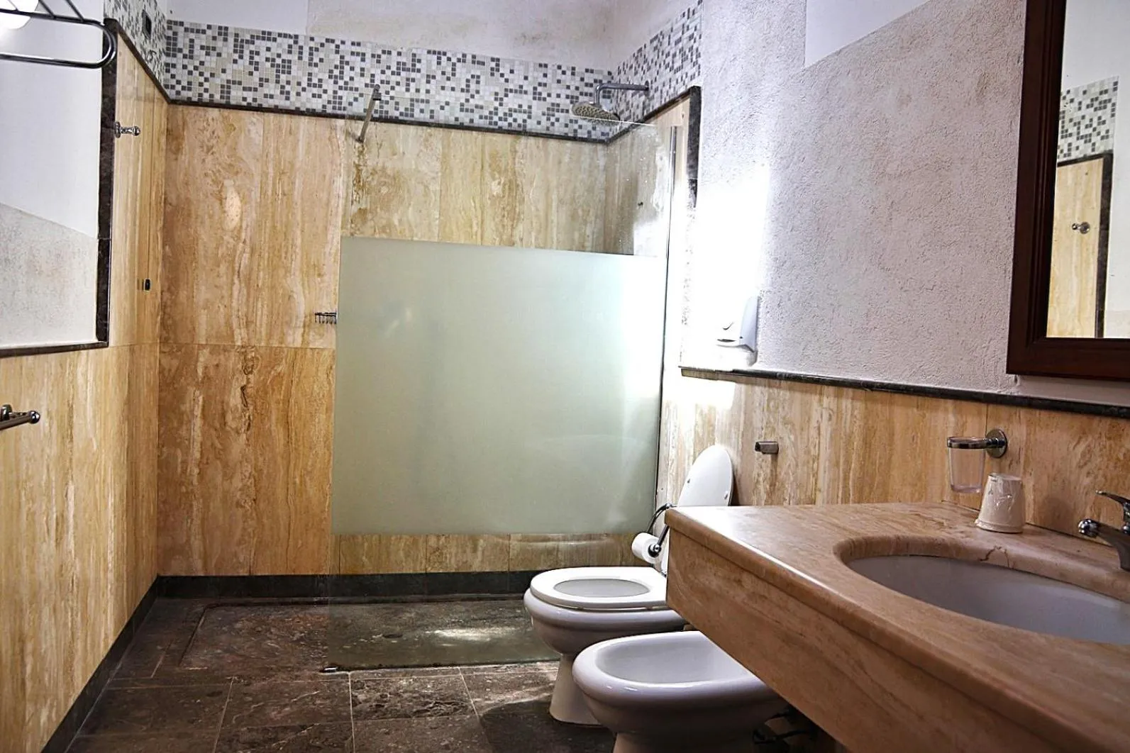 Shower in Villa Lampedusa