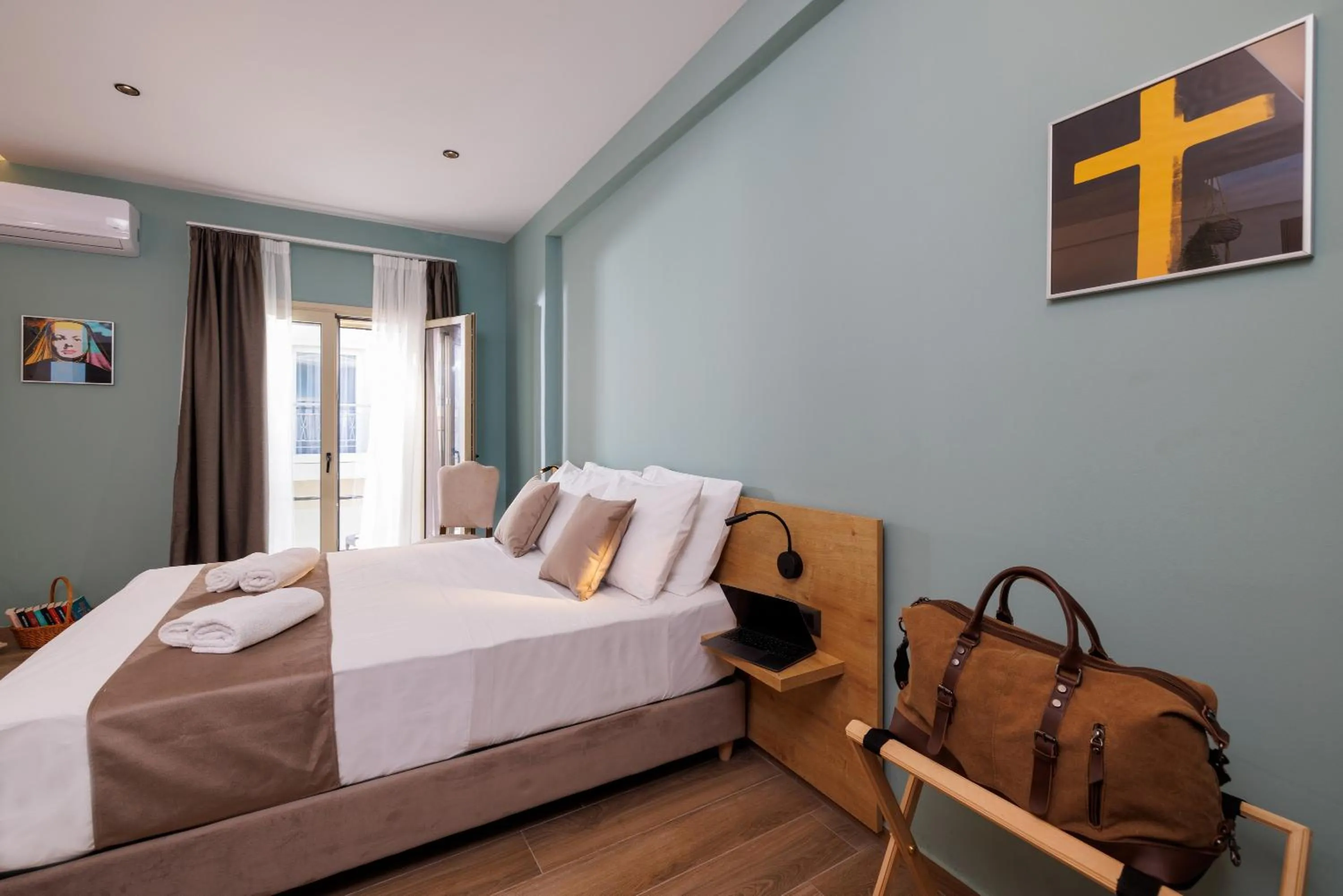 Bed in Cathedral Suites