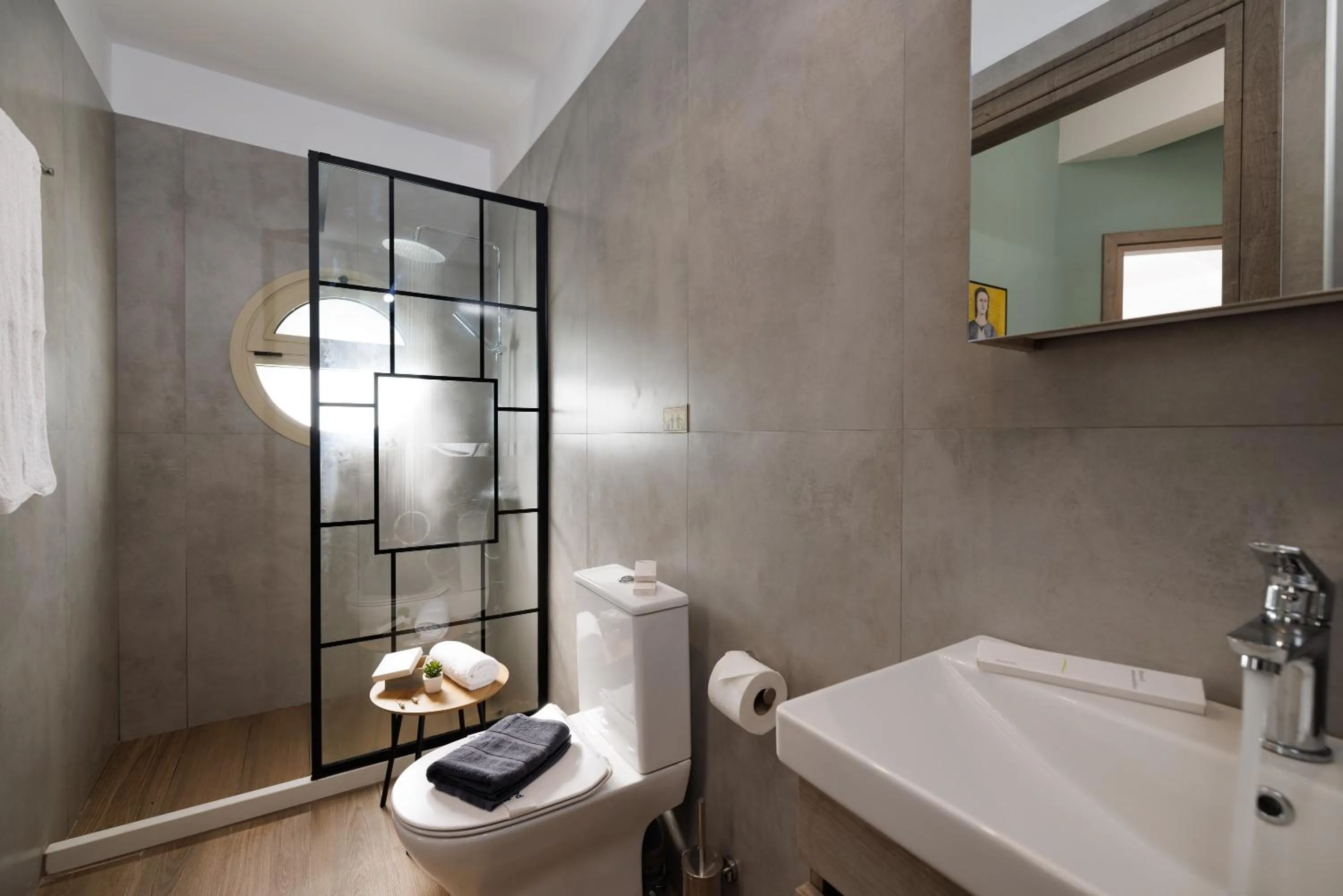 Shower in Cathedral Suites