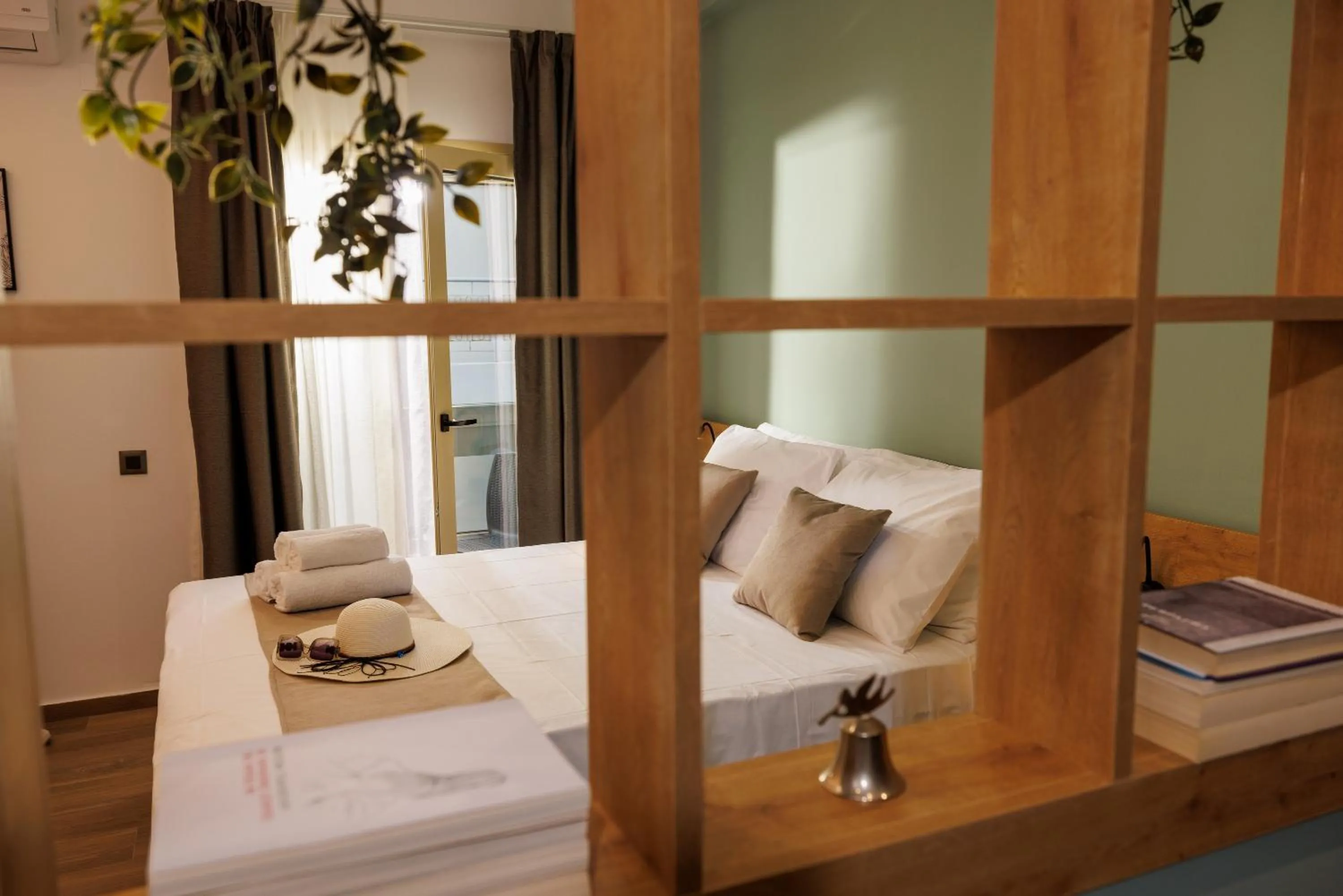 Bed in Cathedral Suites