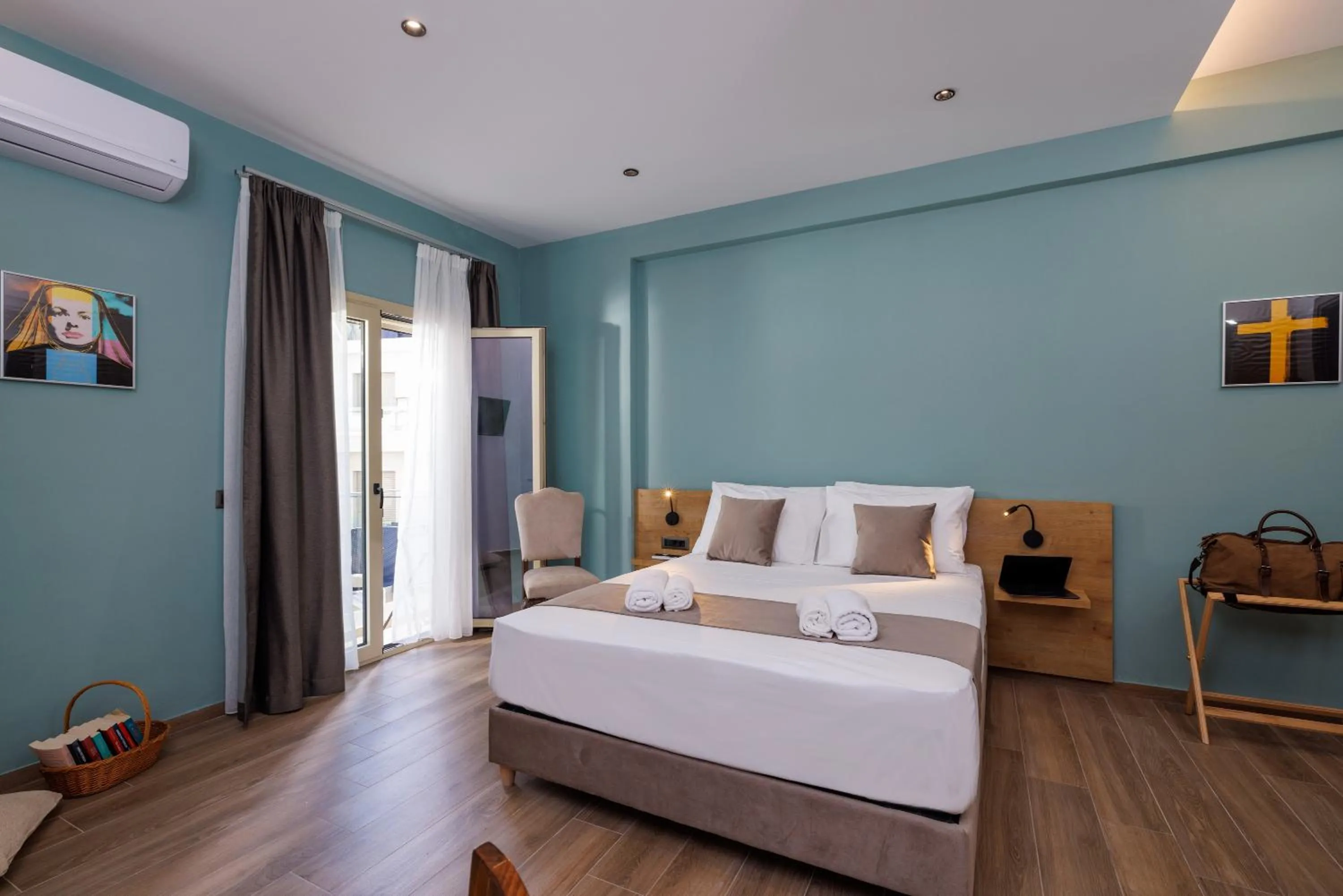 Bed in Cathedral Suites