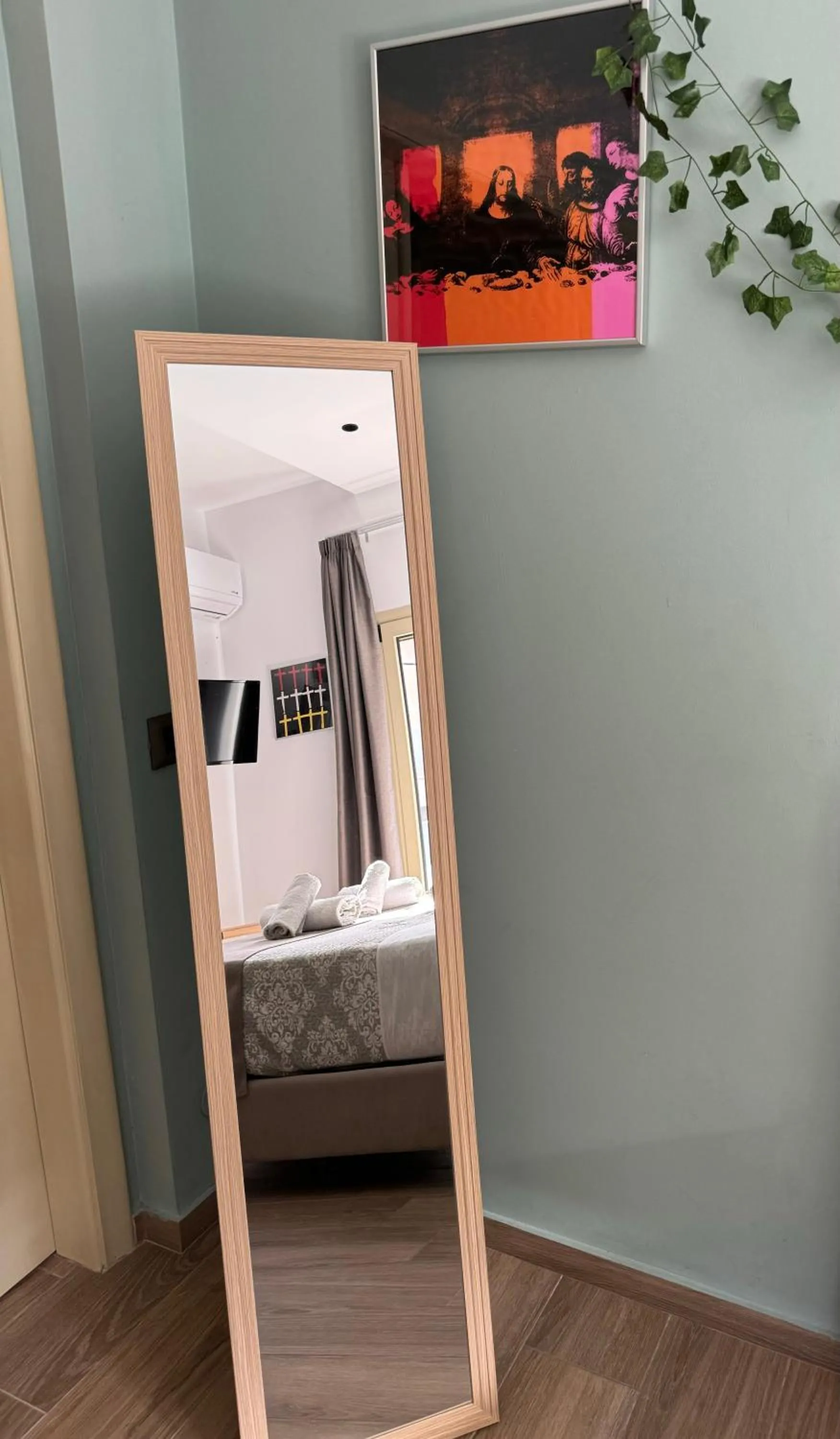 Bed in Cathedral Suites