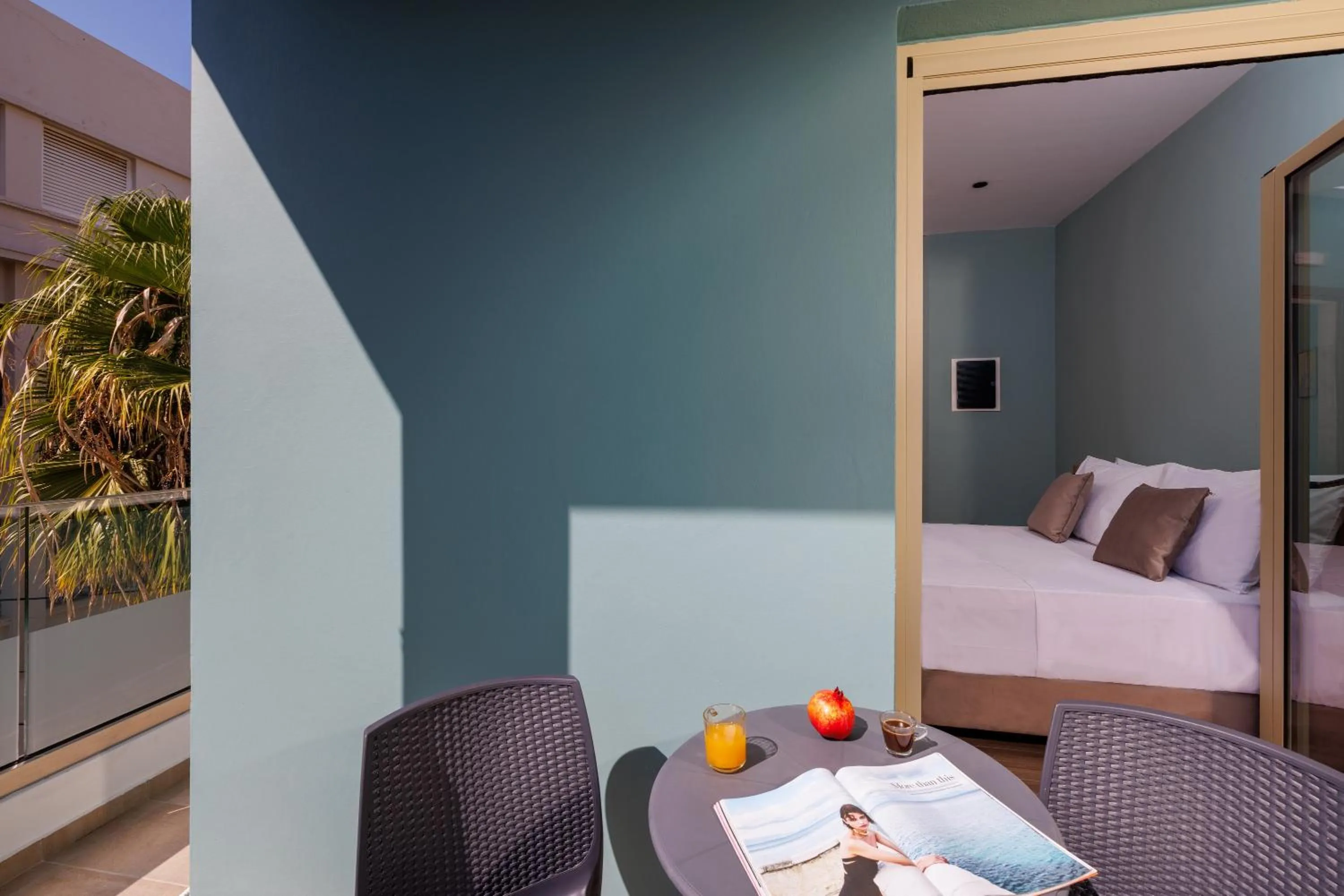 Bed in Cathedral Suites