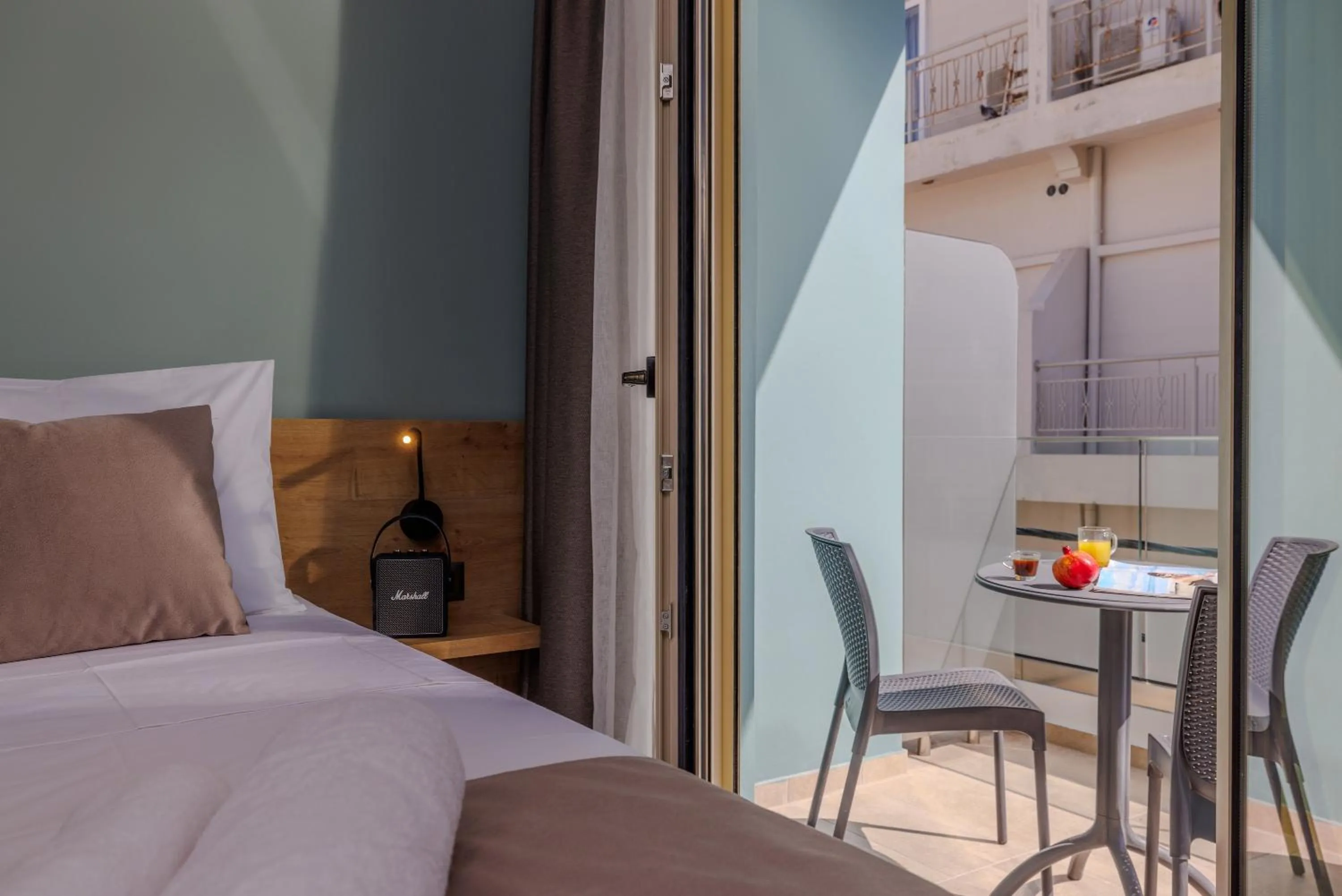Bed in Cathedral Suites
