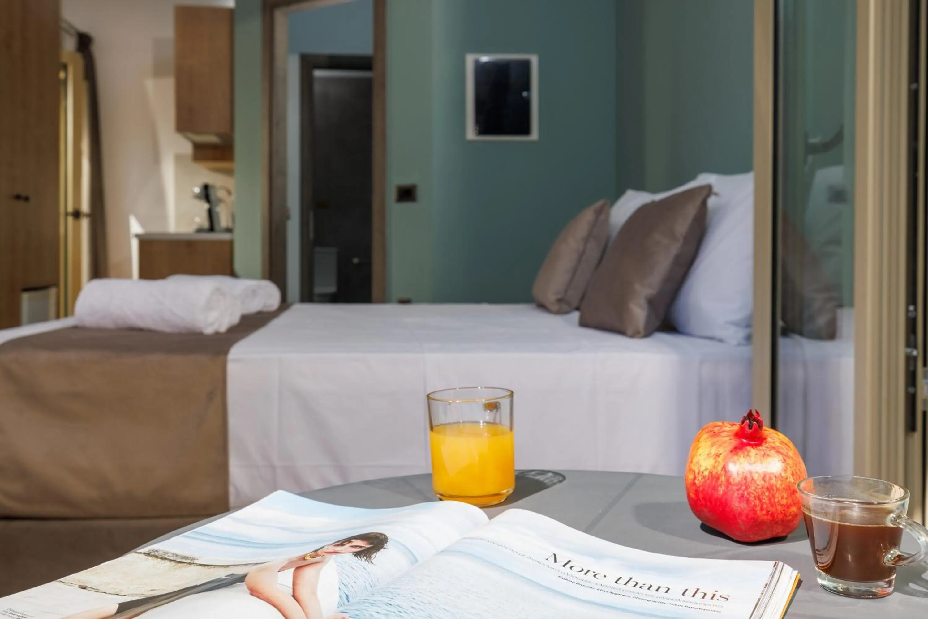 Bed in Cathedral Suites