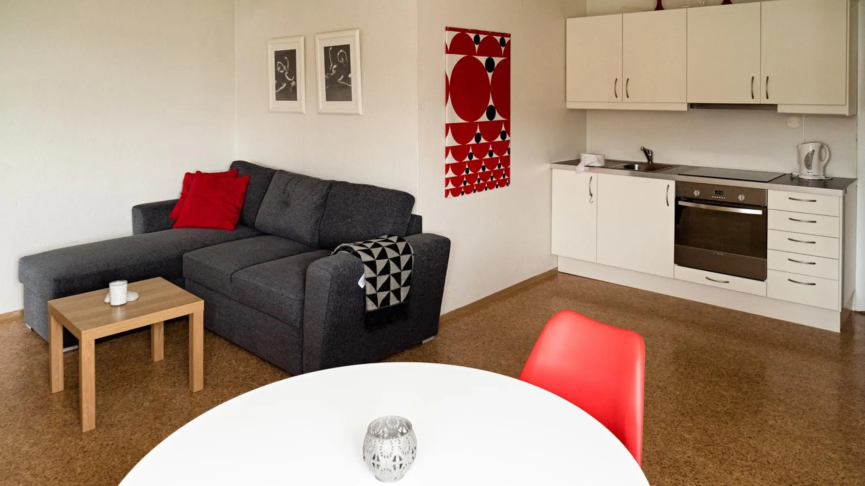 Living room in Framtid Apartments and Holiday Homes Living room in Framtid Apartments and Holiday Homes