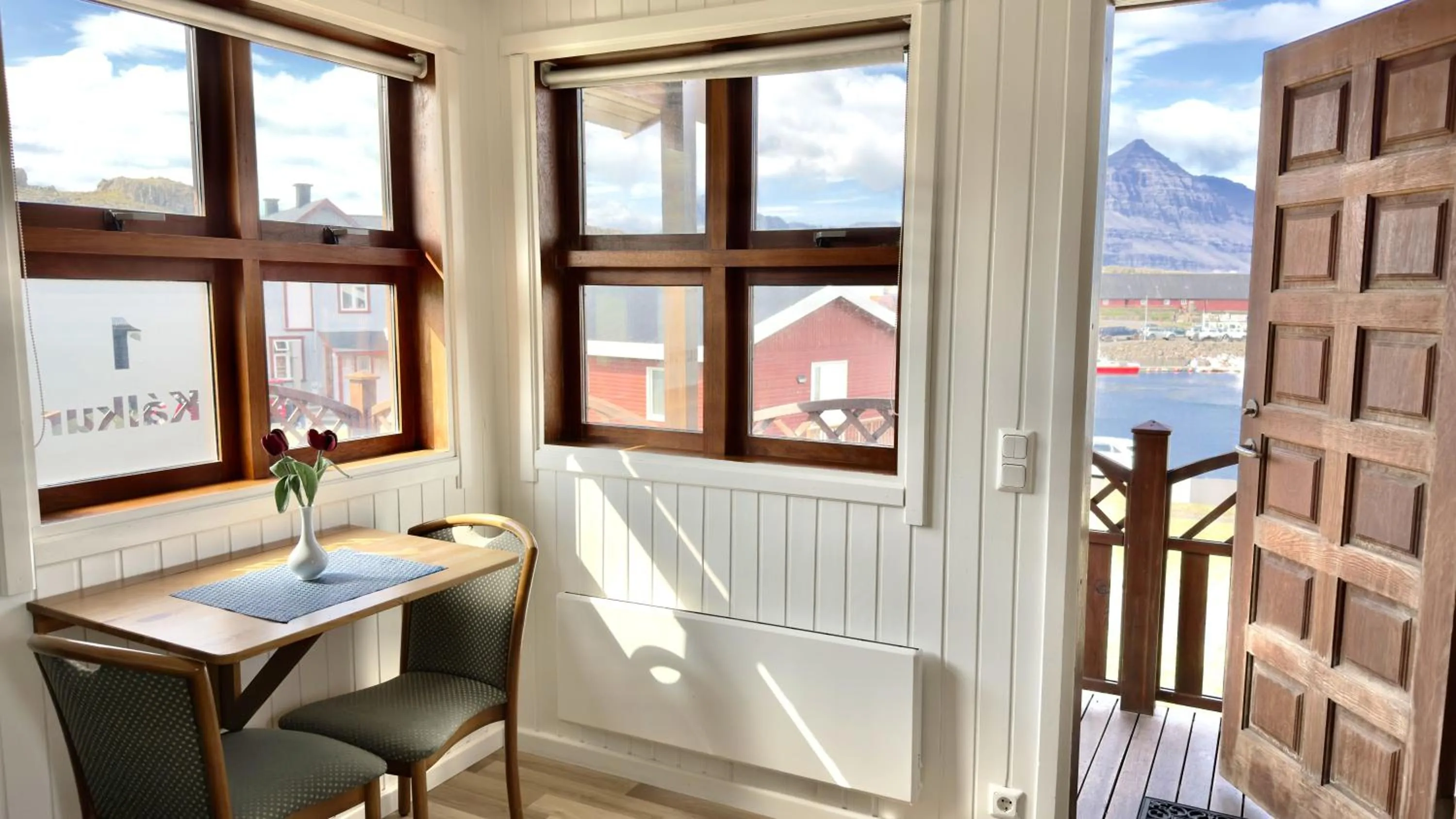 Seating area in Framtid Apartments and Holiday Homes