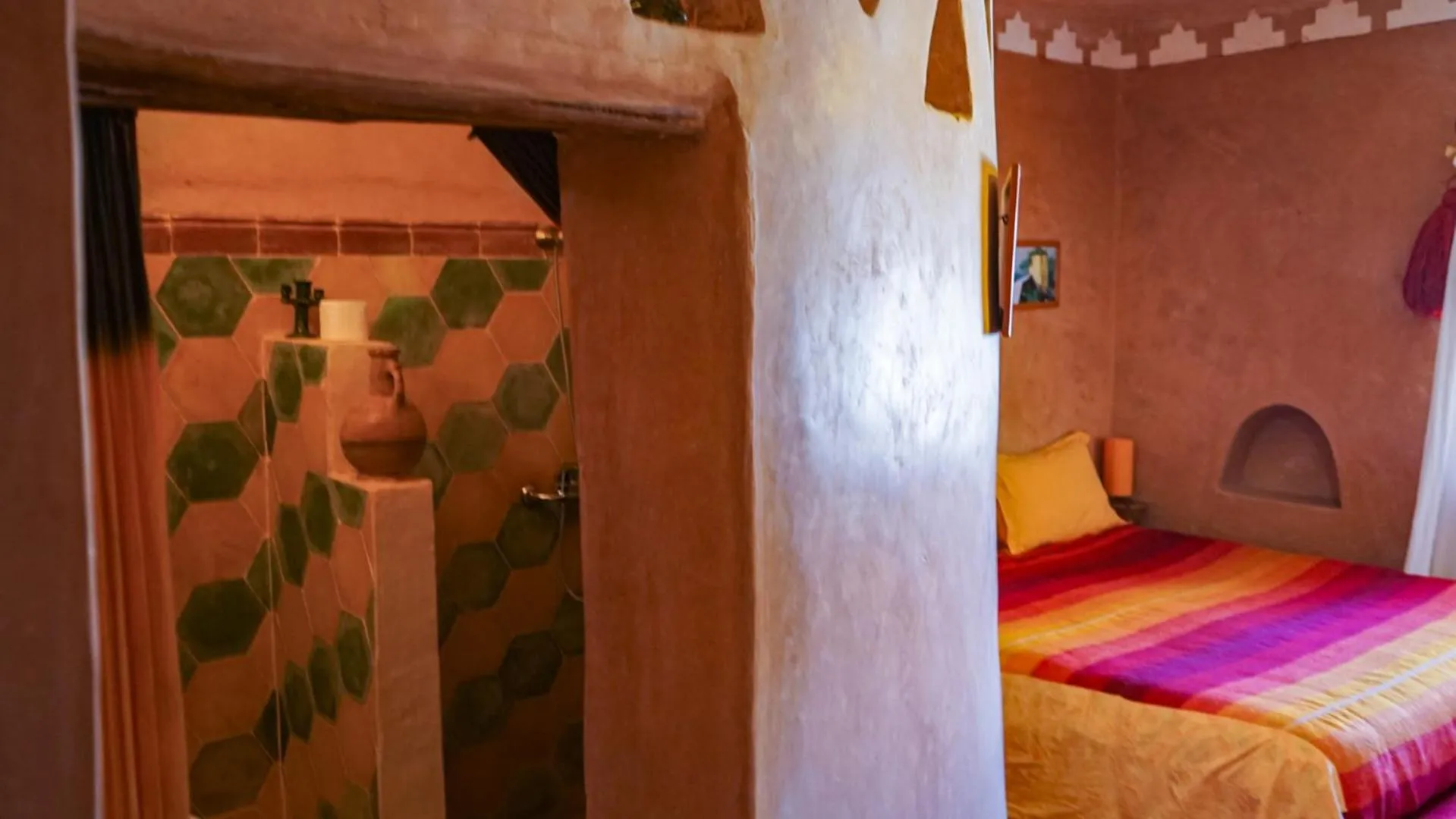 Bed in Kasbah Tigmi El Janoub