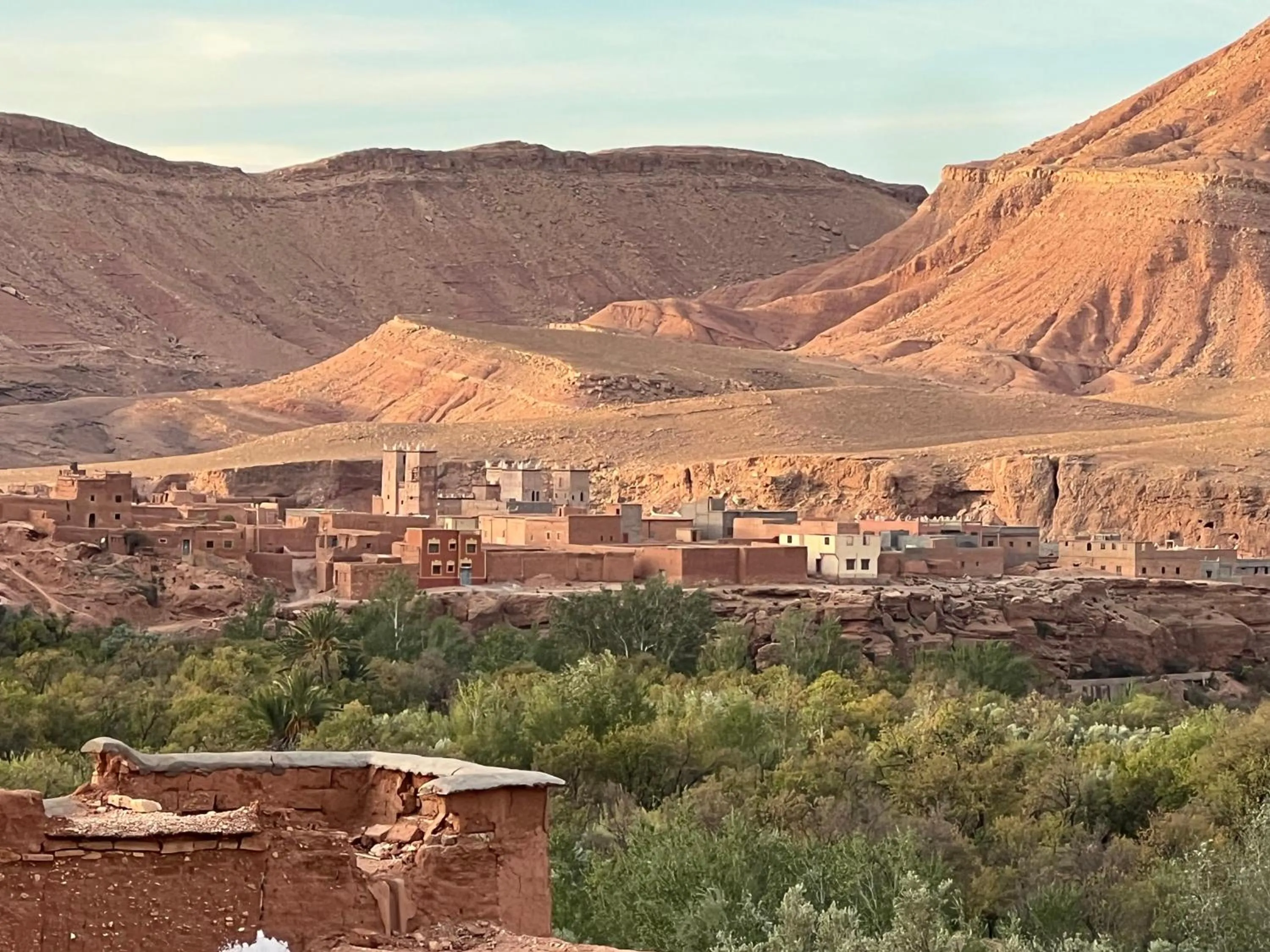 Balcony/Terrace in Kasbah Tigmi El Janoub