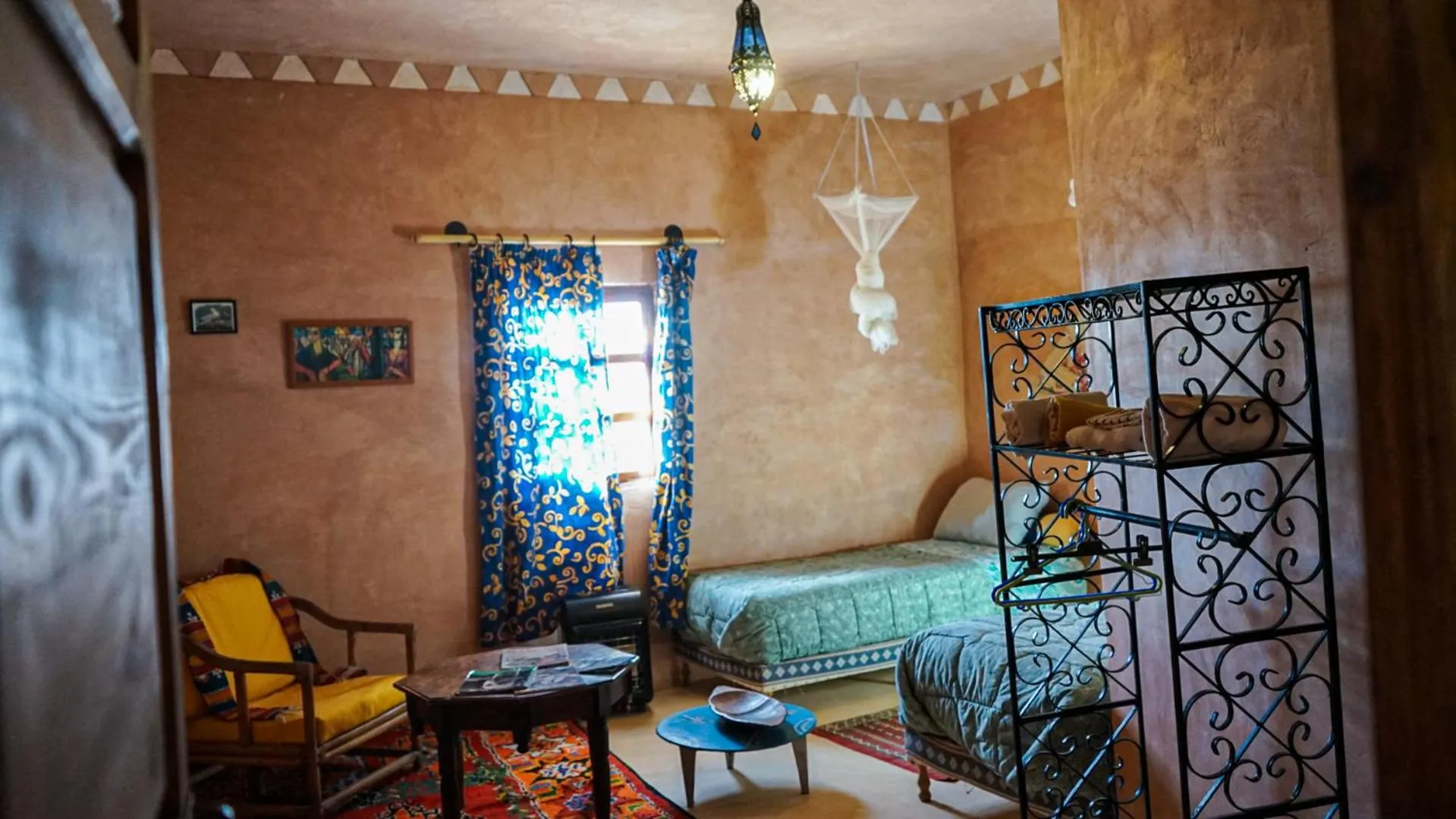 Lobby or reception, Bed in Kasbah Tigmi El Janoub