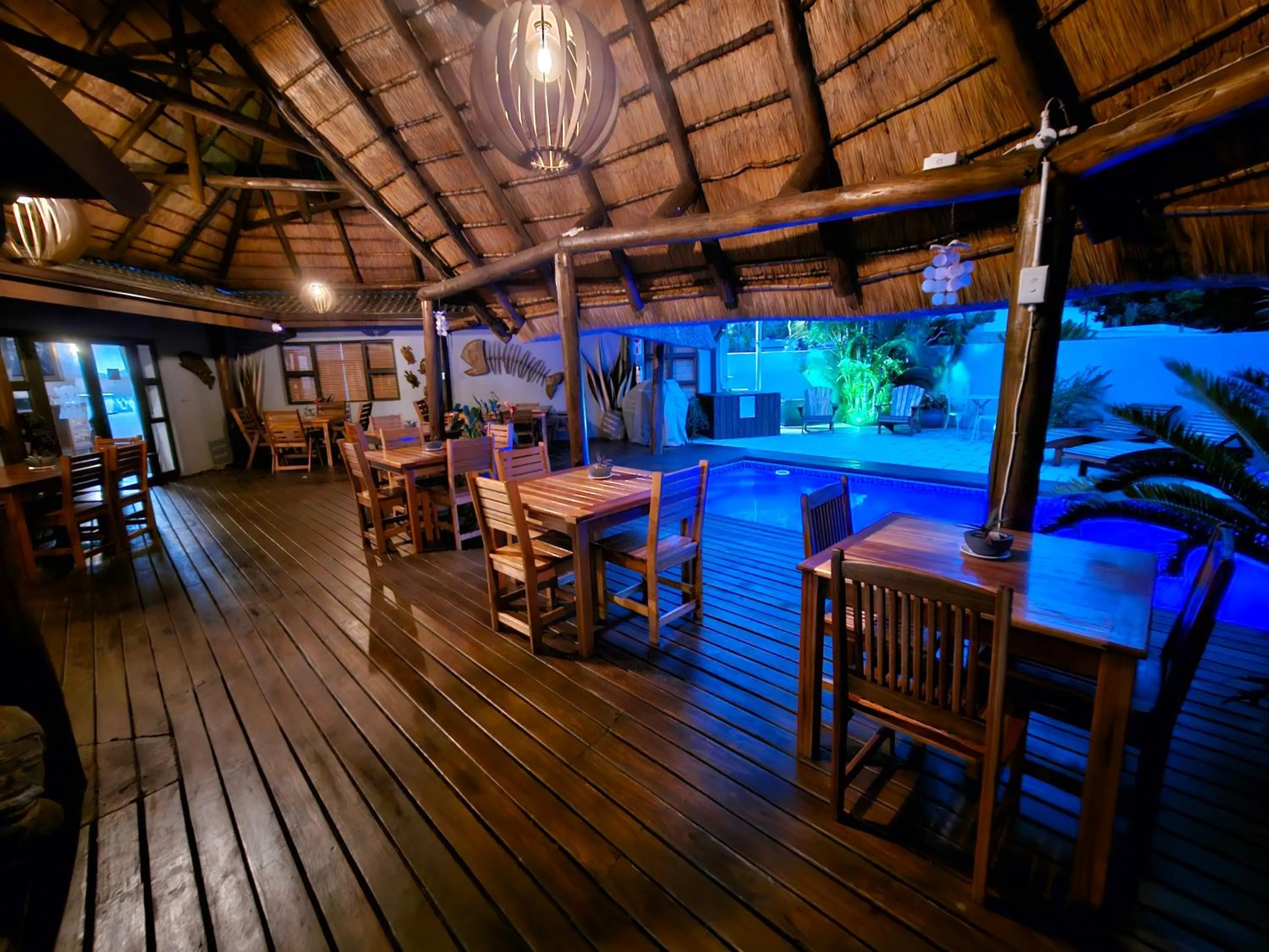 Night in Leopard Corner Lodge