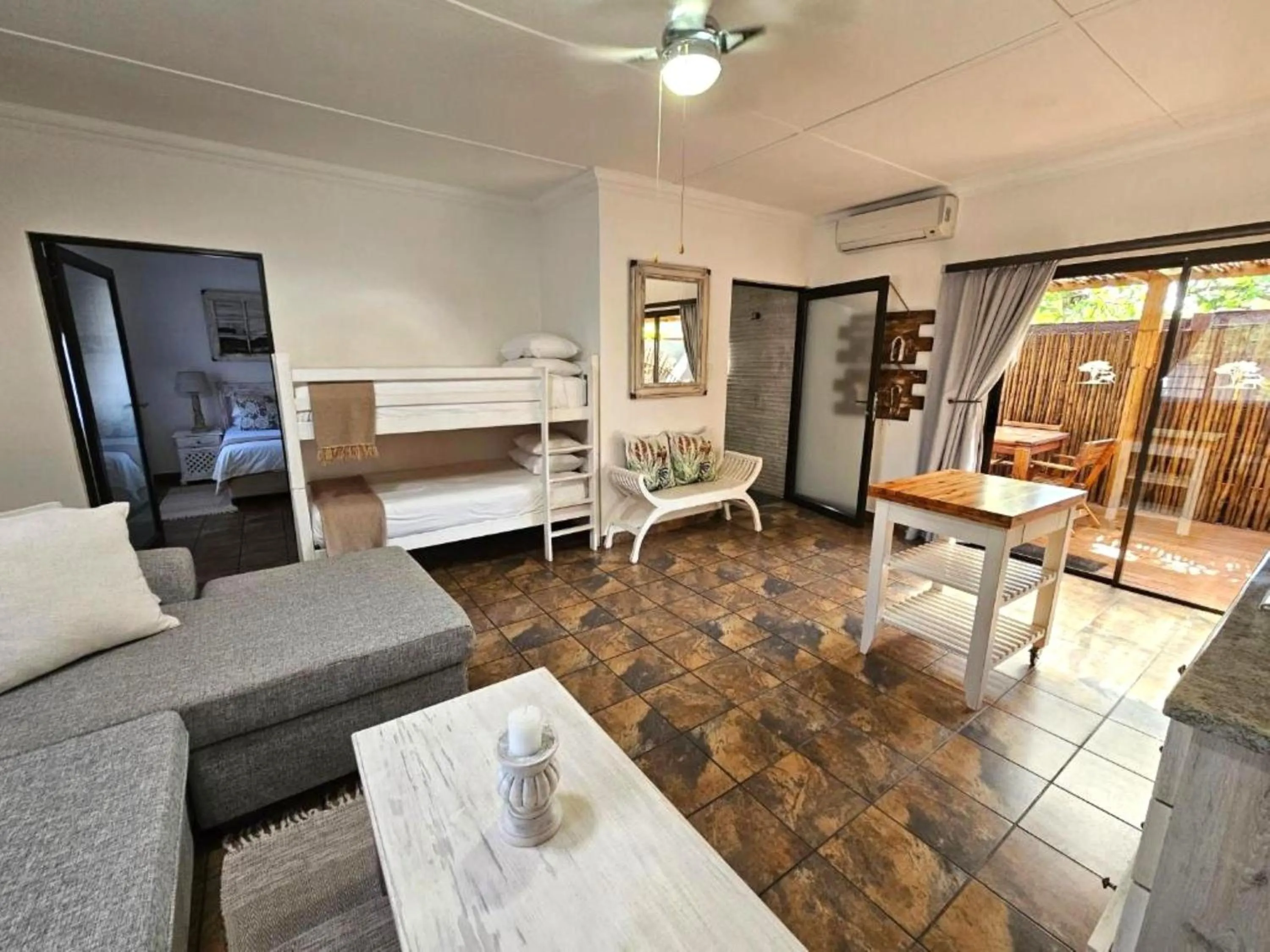 Bed in Leopard Corner Lodge