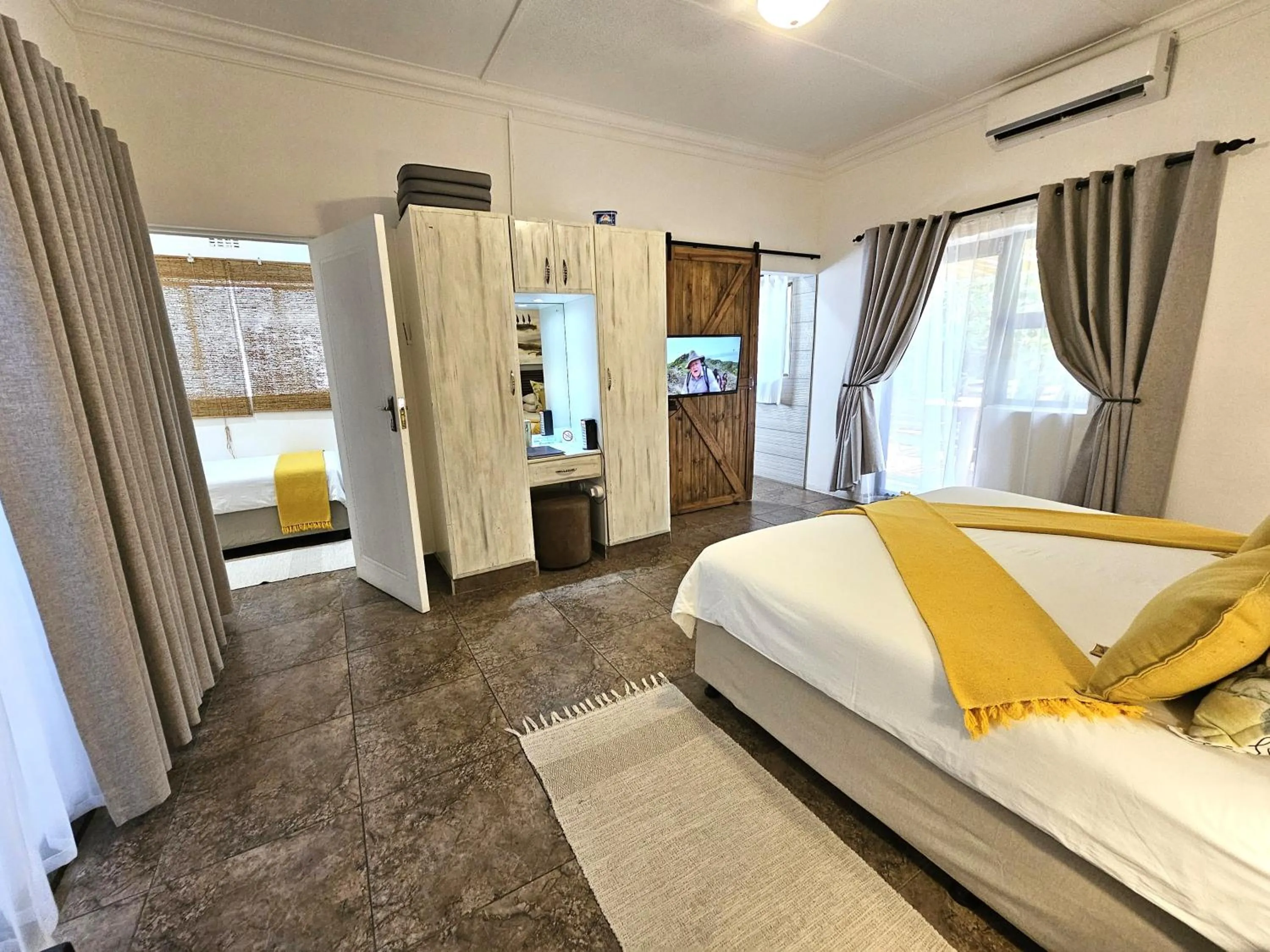 Bed in Leopard Corner Lodge