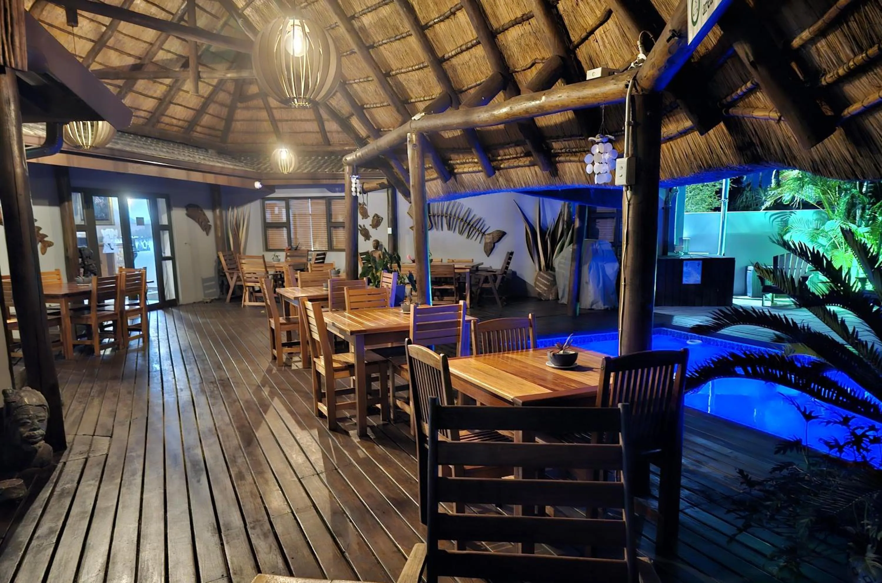 Seating area in Leopard Corner Lodge