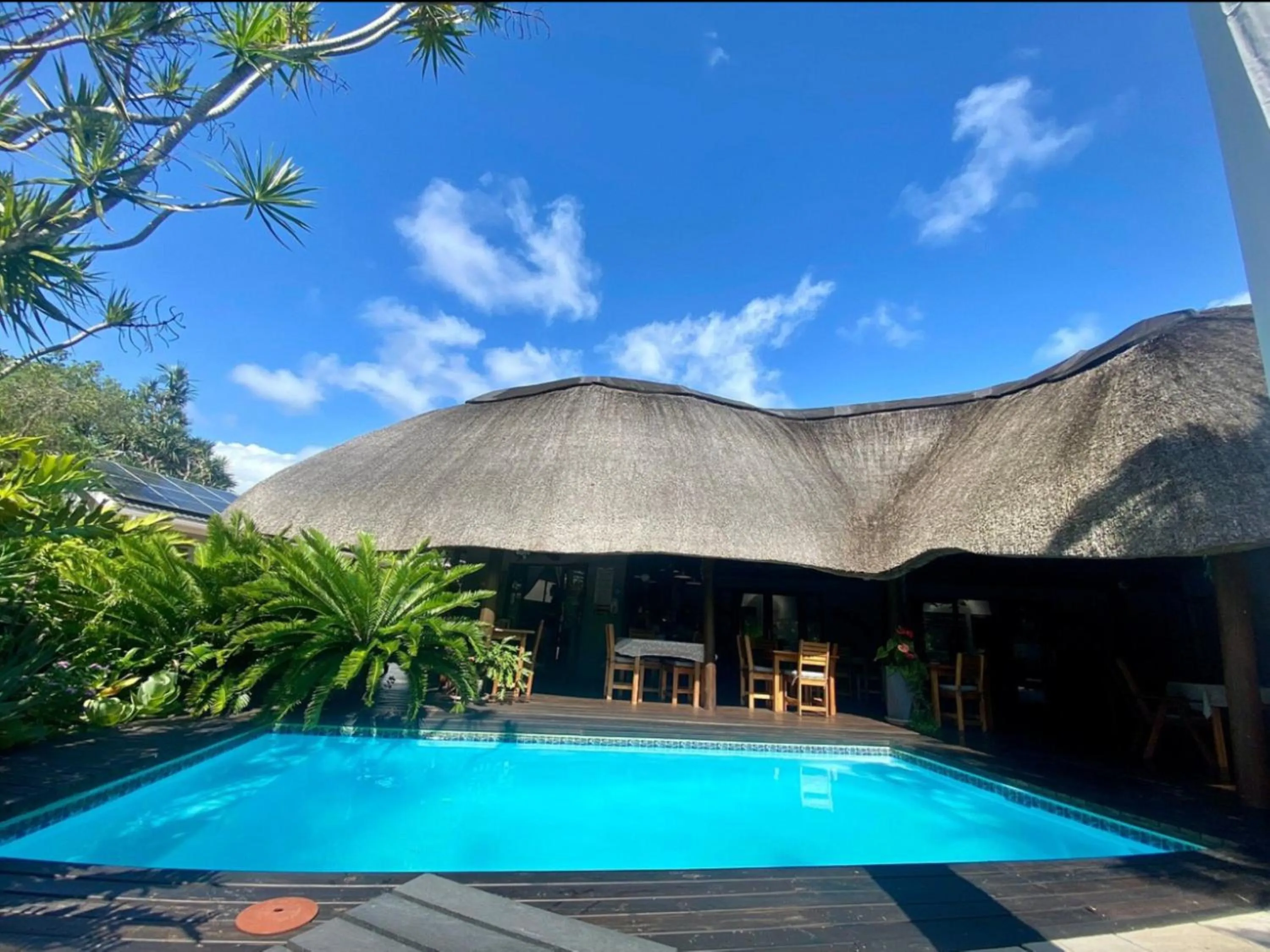 Seating area in Leopard Corner Lodge