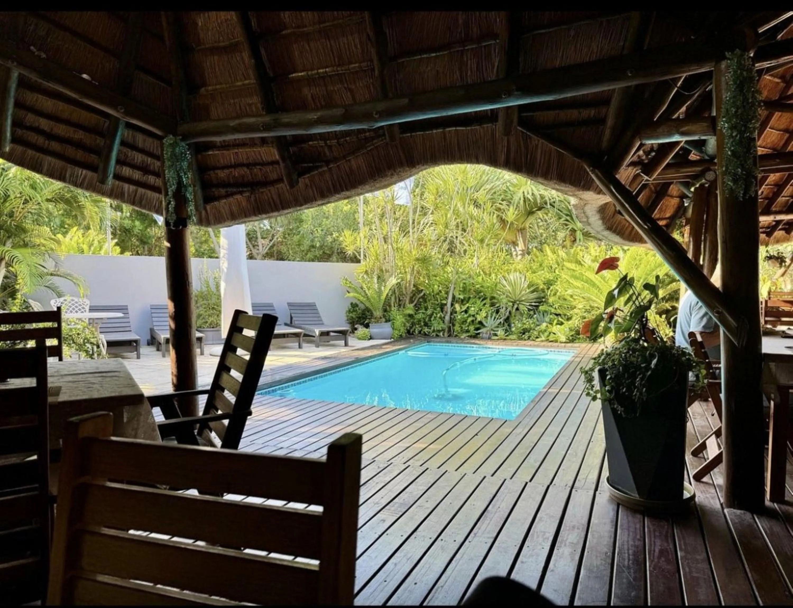 Seating area in Leopard Corner Lodge