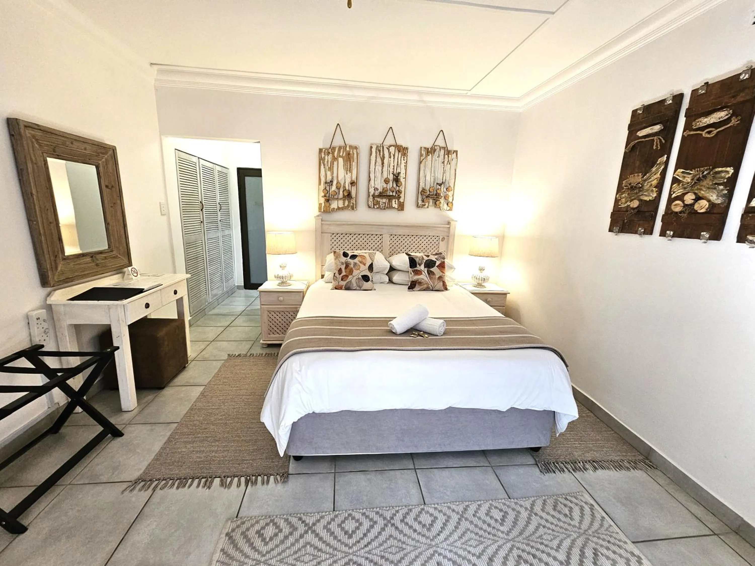 Bed in Leopard Corner Lodge