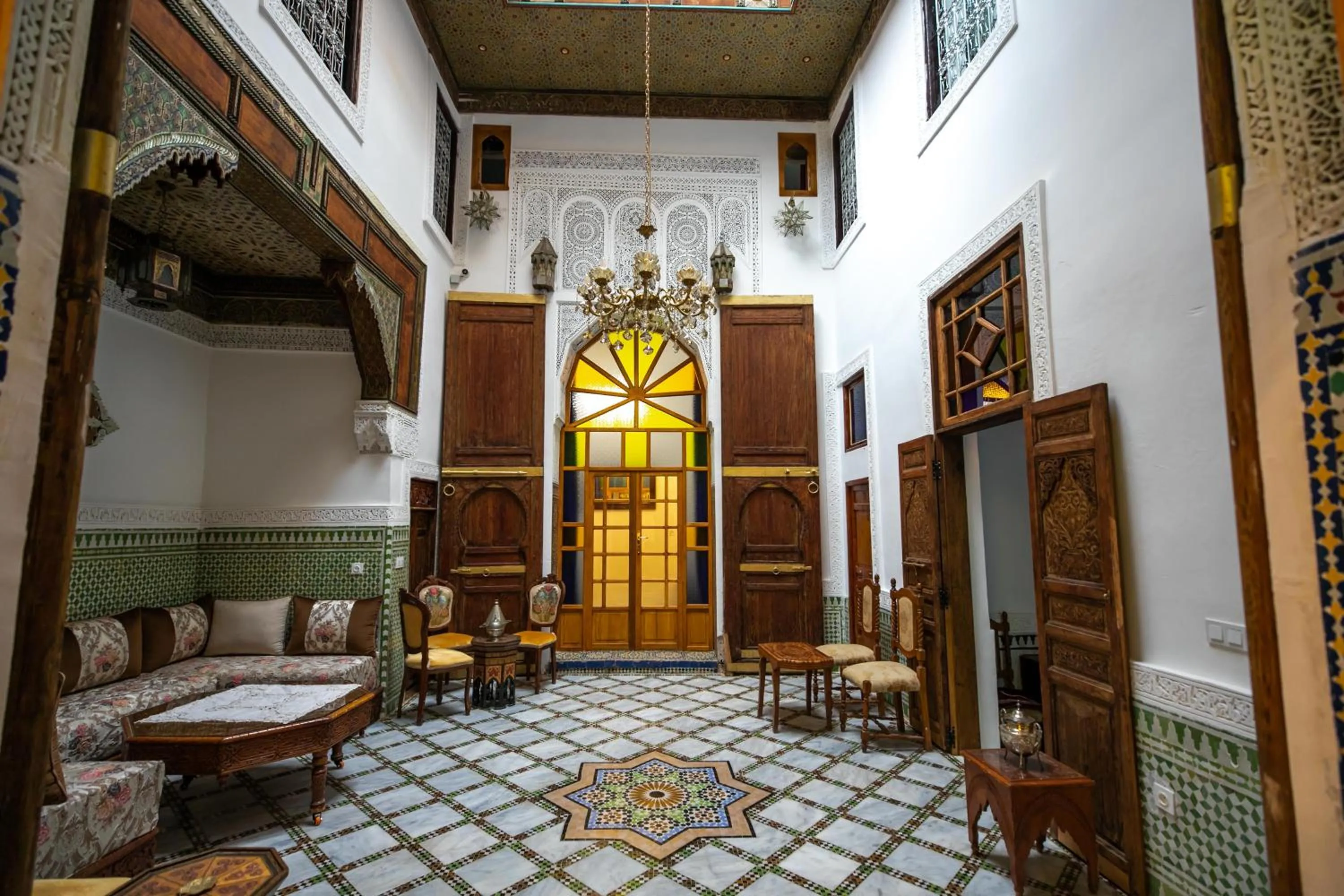 Living room in Dar Usham Fes Luxury Guest House