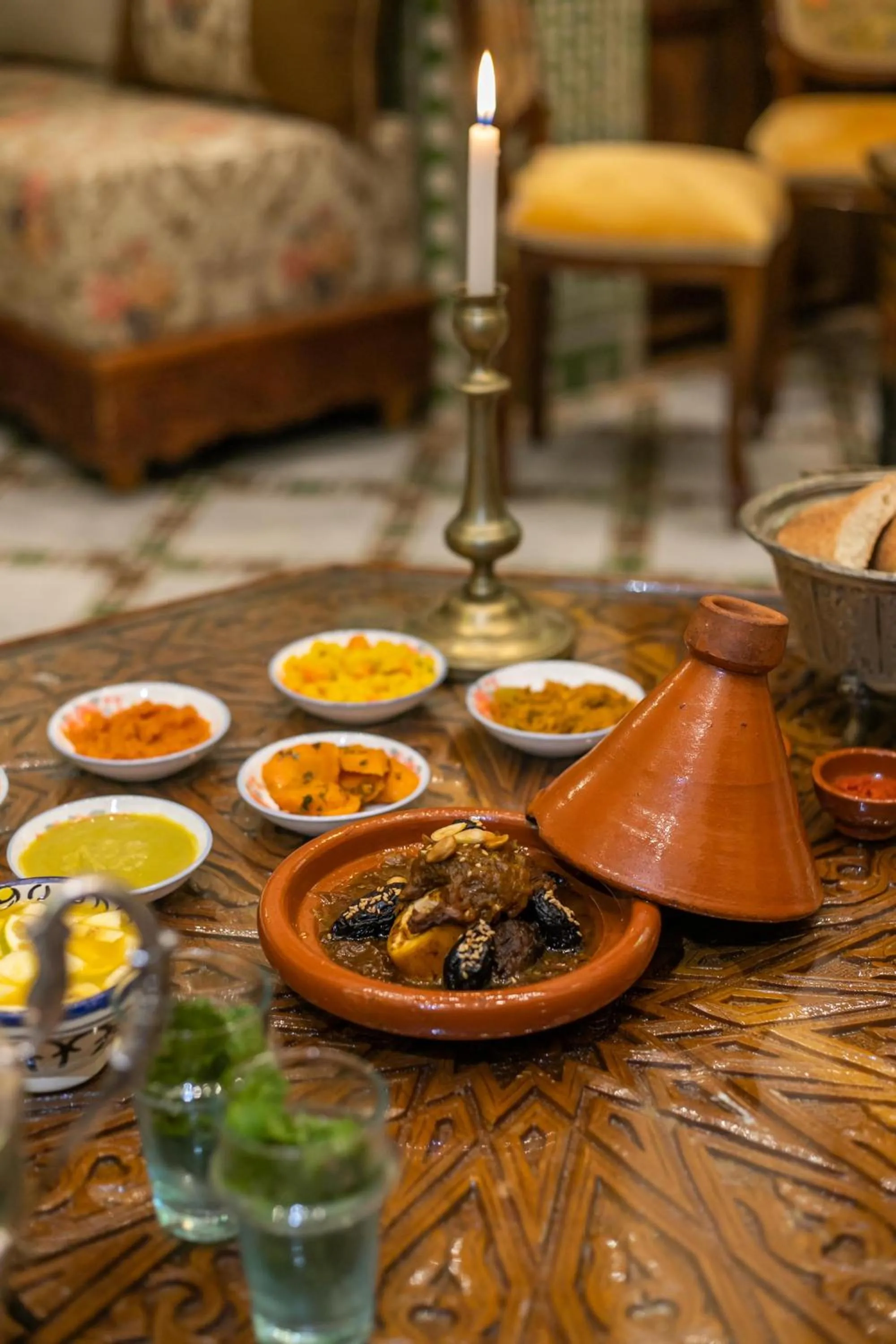 Food and drinks in Dar Usham Fes Luxury Guest House