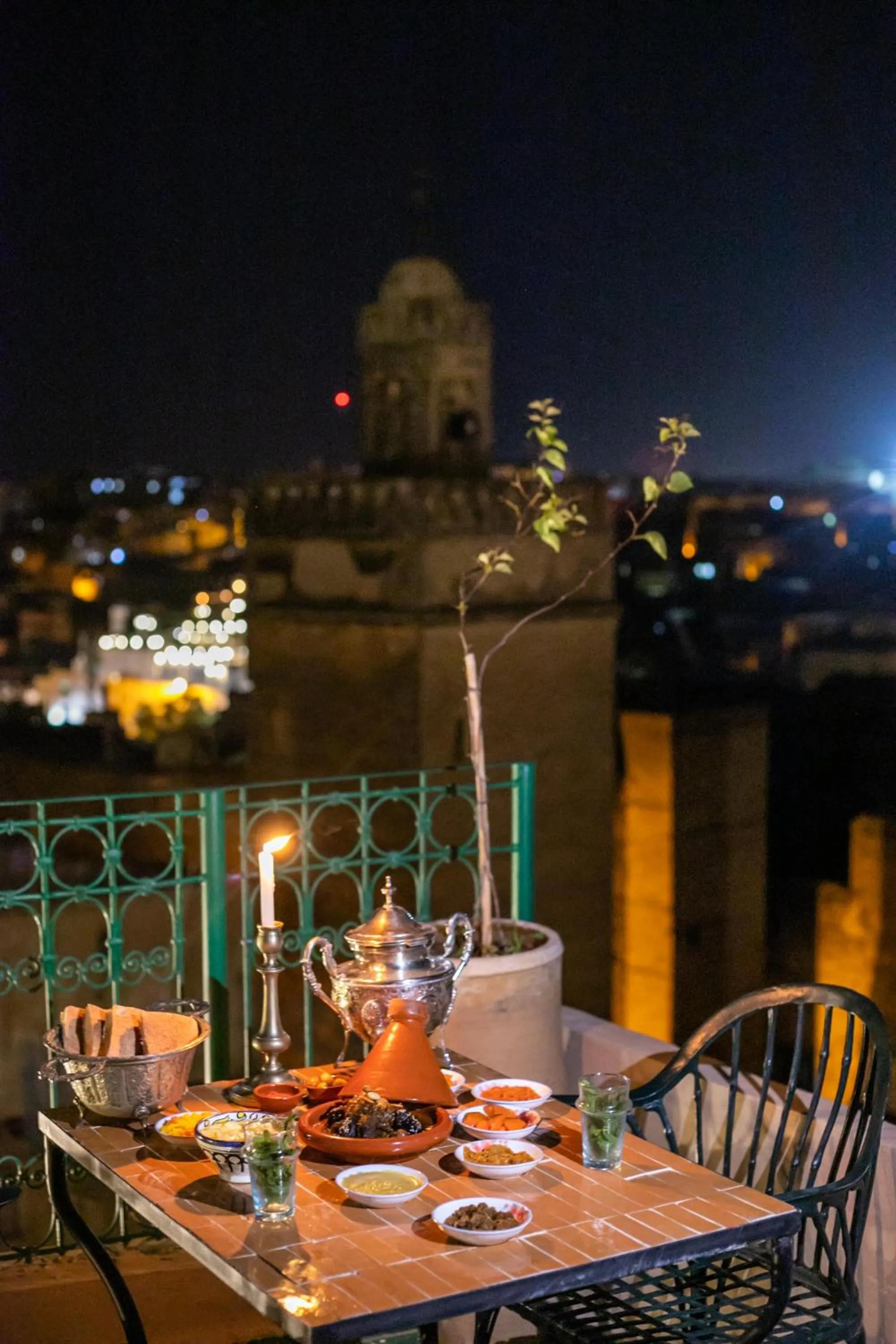 Patio in Dar Usham Fes Luxury Guest House