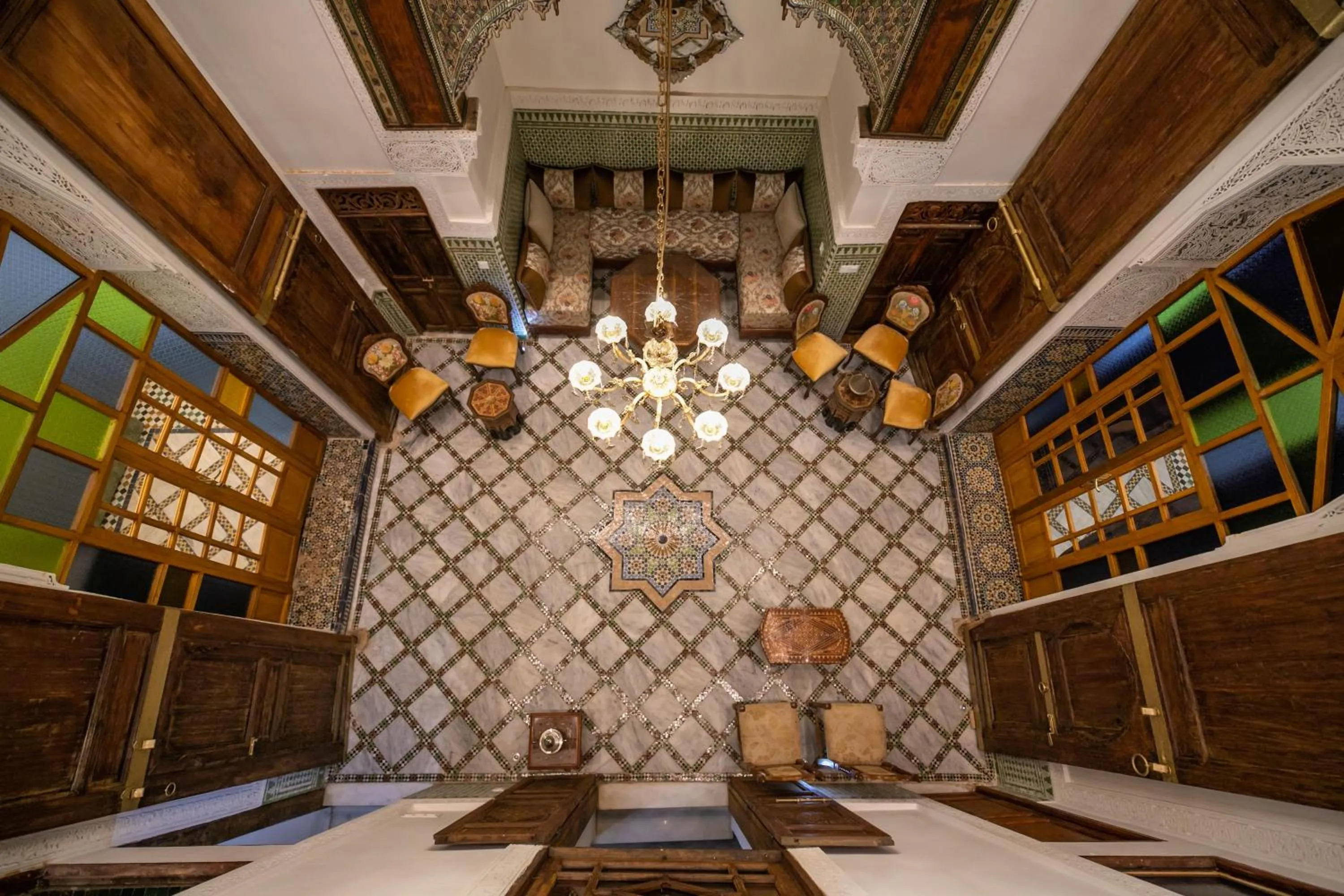 Patio in Dar Usham Fes Luxury Guest House