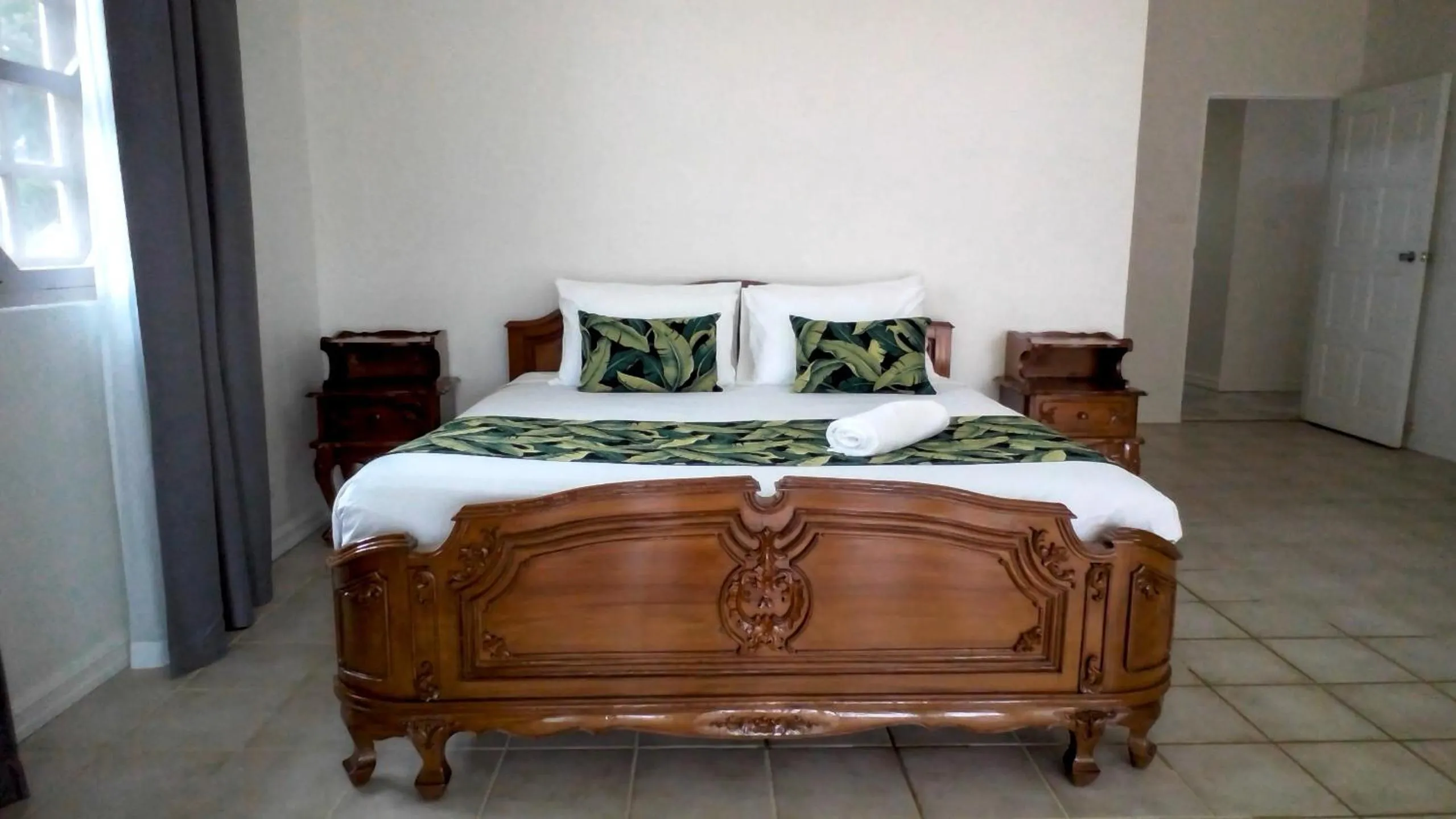 Bed in Yatu Lau Lagoon Resort Fiji