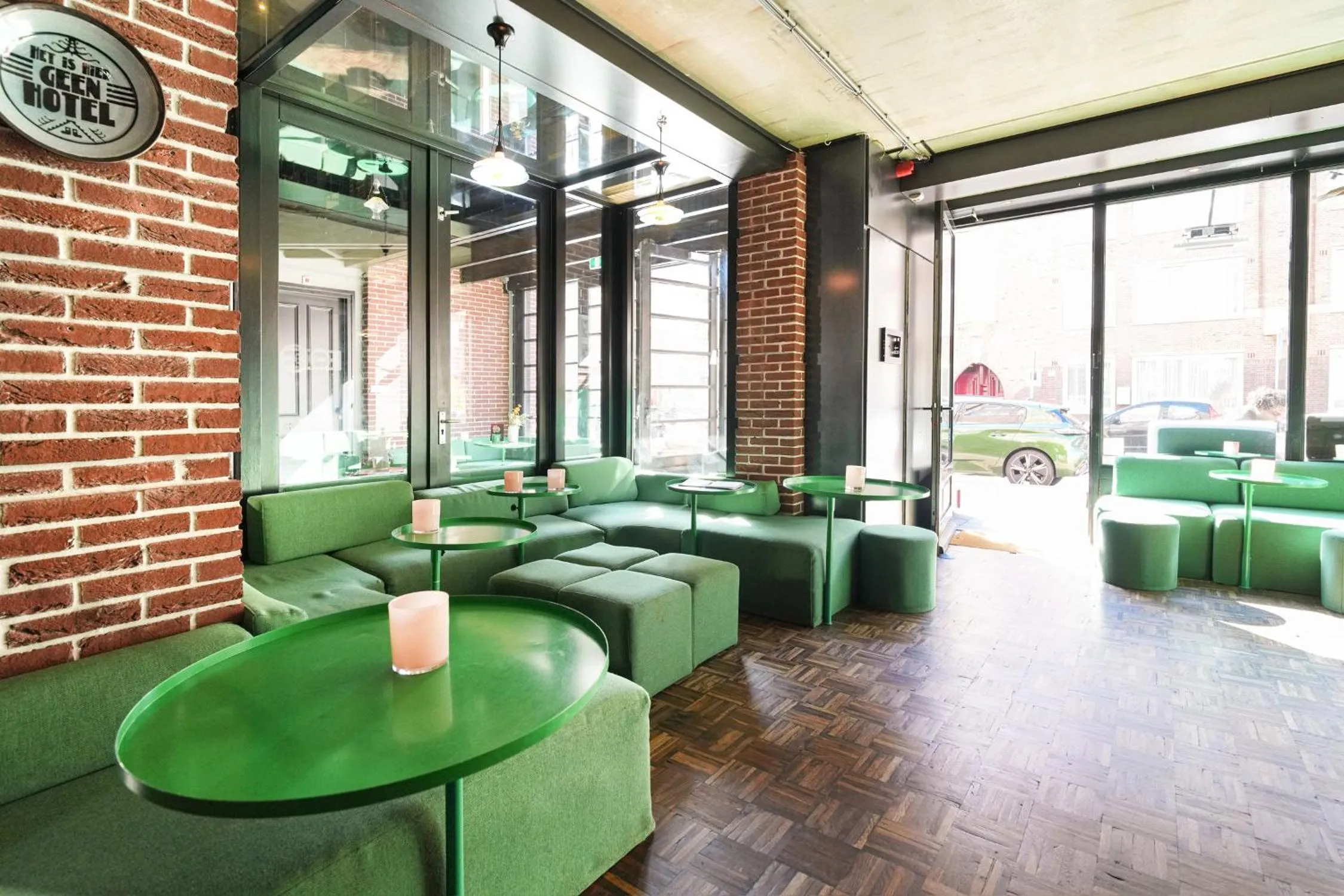 Seating area in Hotel Not Hotel Amsterdam