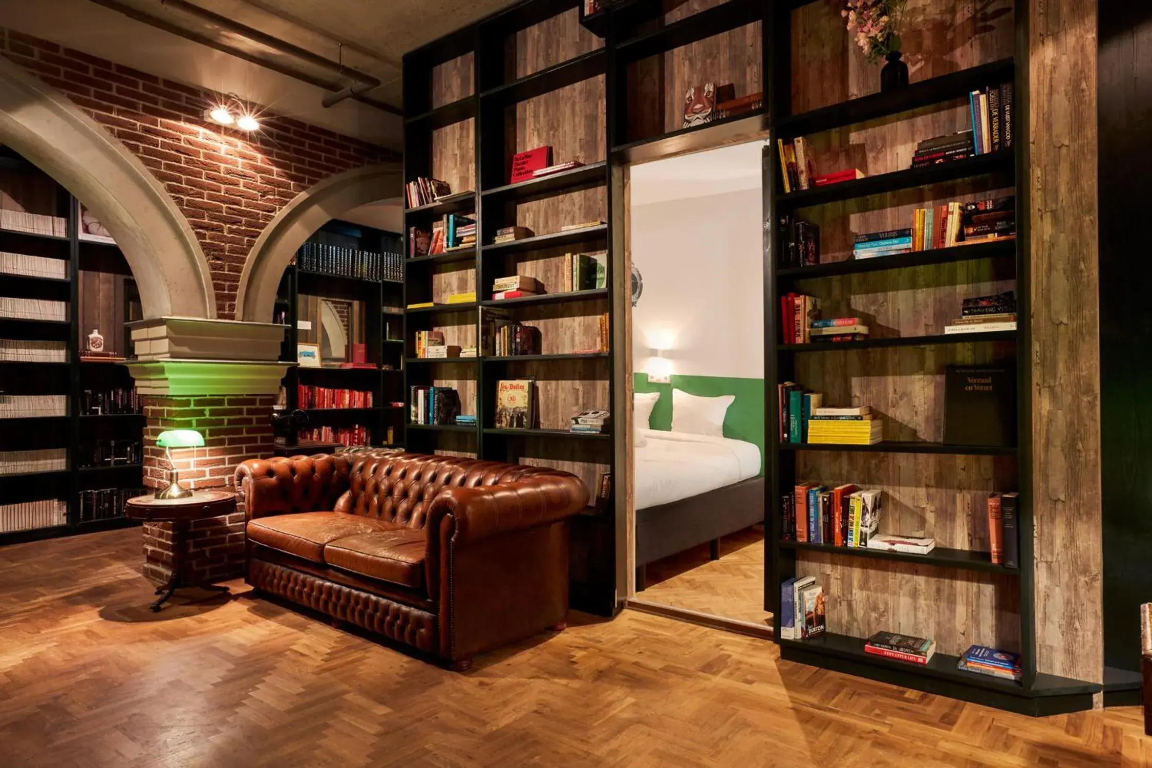 Secret Bookcase M (shared bathroom) in Hotel Not Hotel Amsterdam Secret Bookcase M (shared bathroom) in Hotel Not Hotel Amsterdam