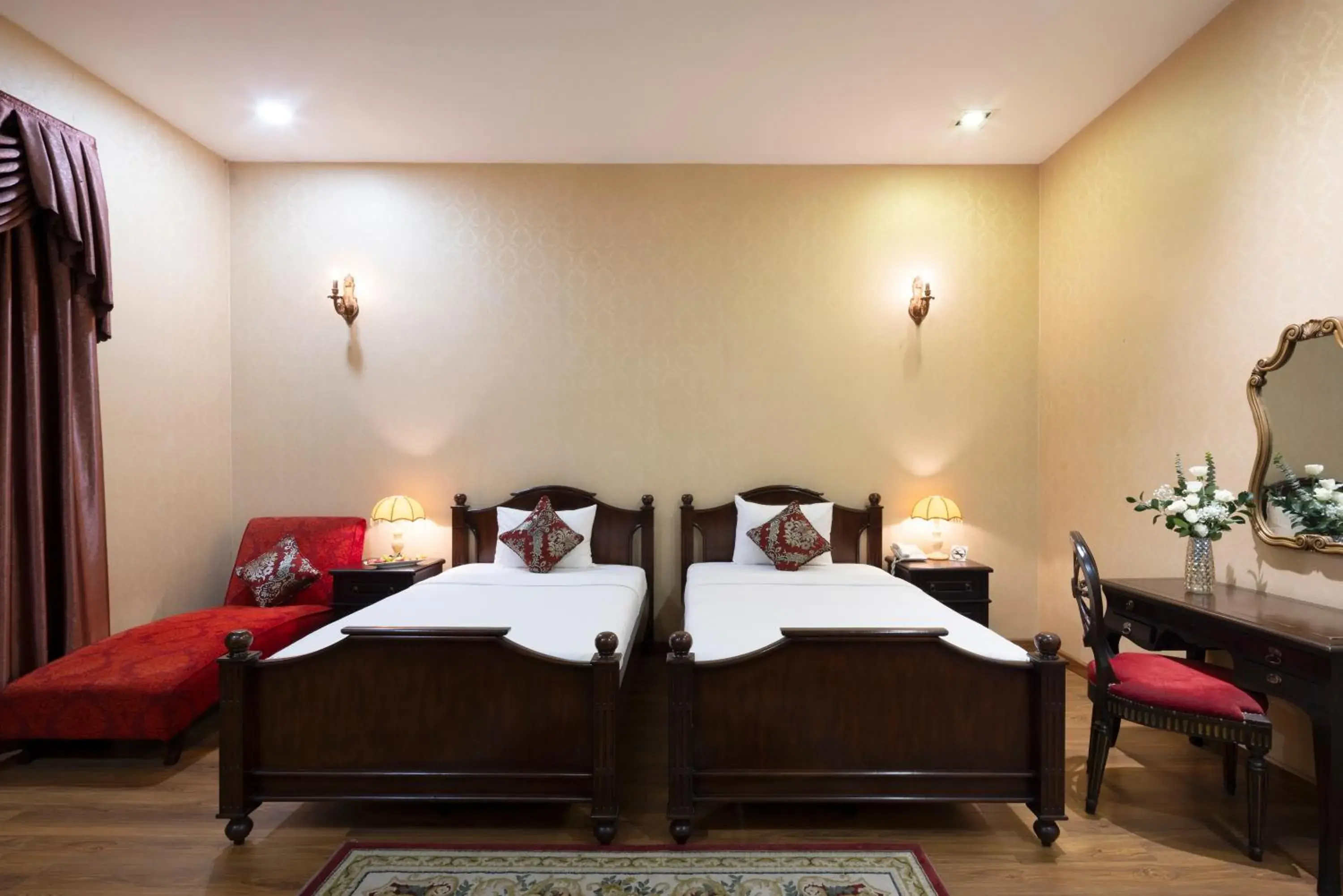 Bed in Hidden Mansions Saigon Resort Bed in Hidden Mansions Saigon Resort